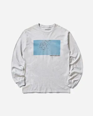 Men's Ghost Dog Dream Longsleeve T-Shirt Ash Grey