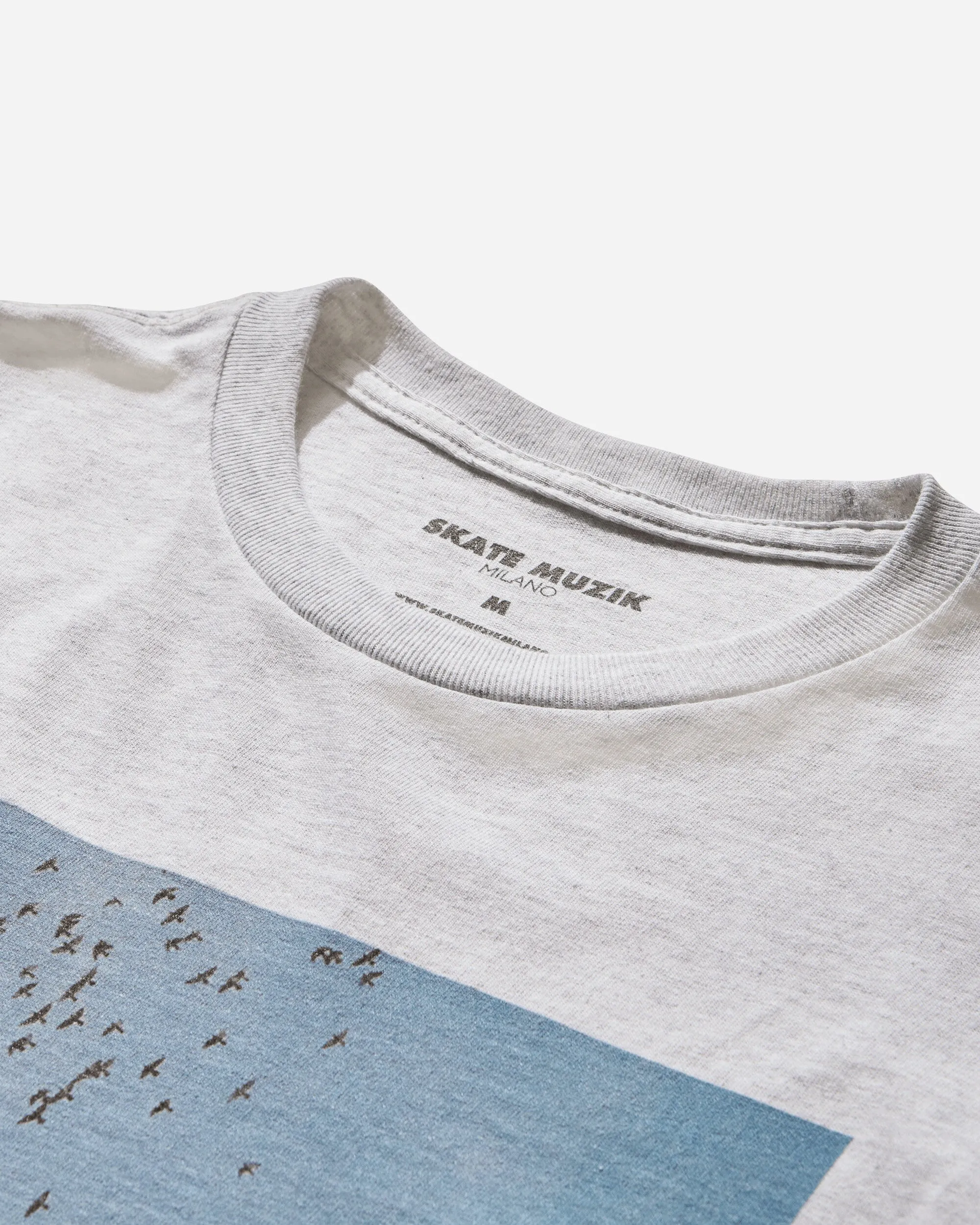 Men's Ghost Dog Dream Longsleeve T-Shirt Ash Grey