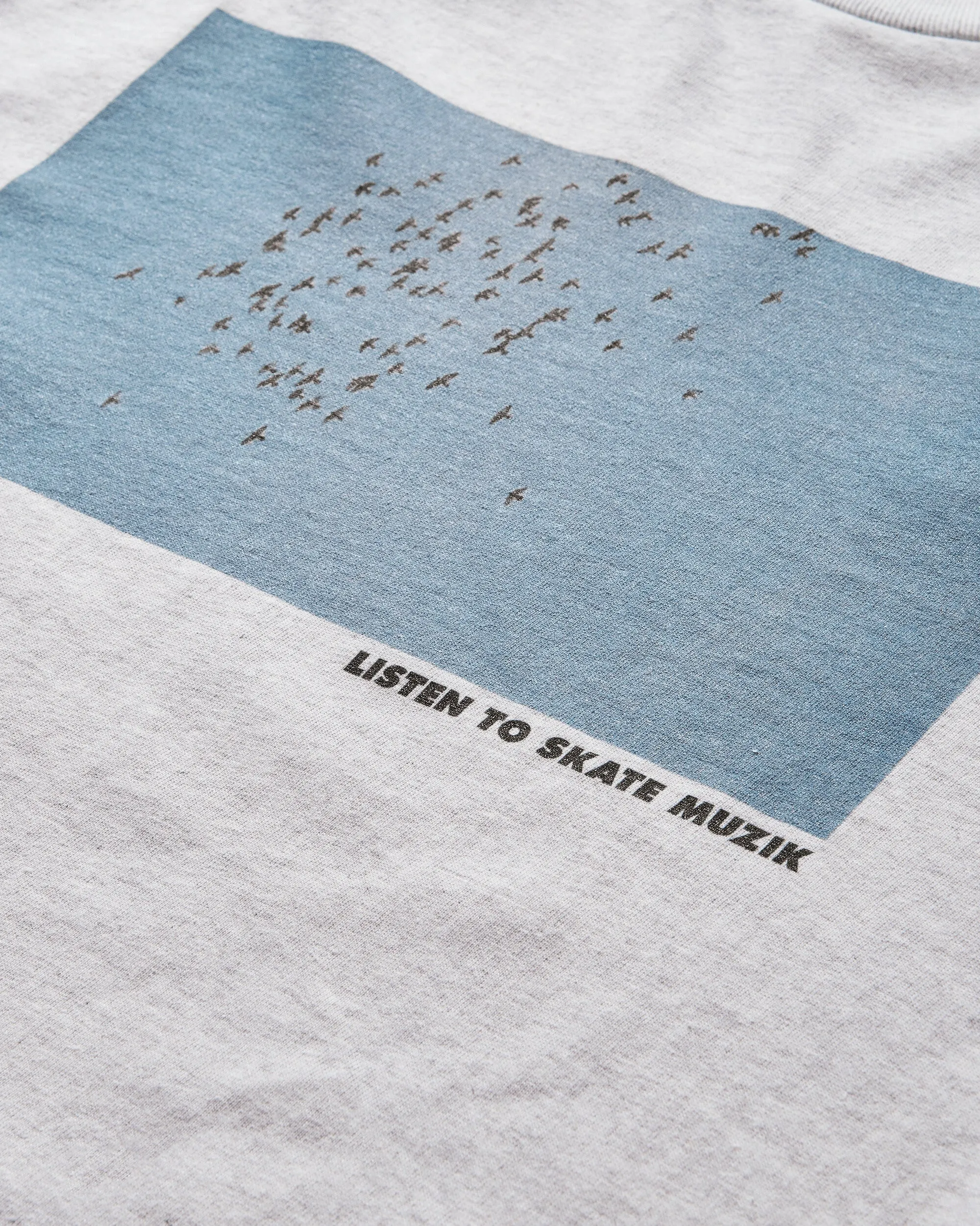 Men's Ghost Dog Dream Longsleeve T-Shirt Ash Grey