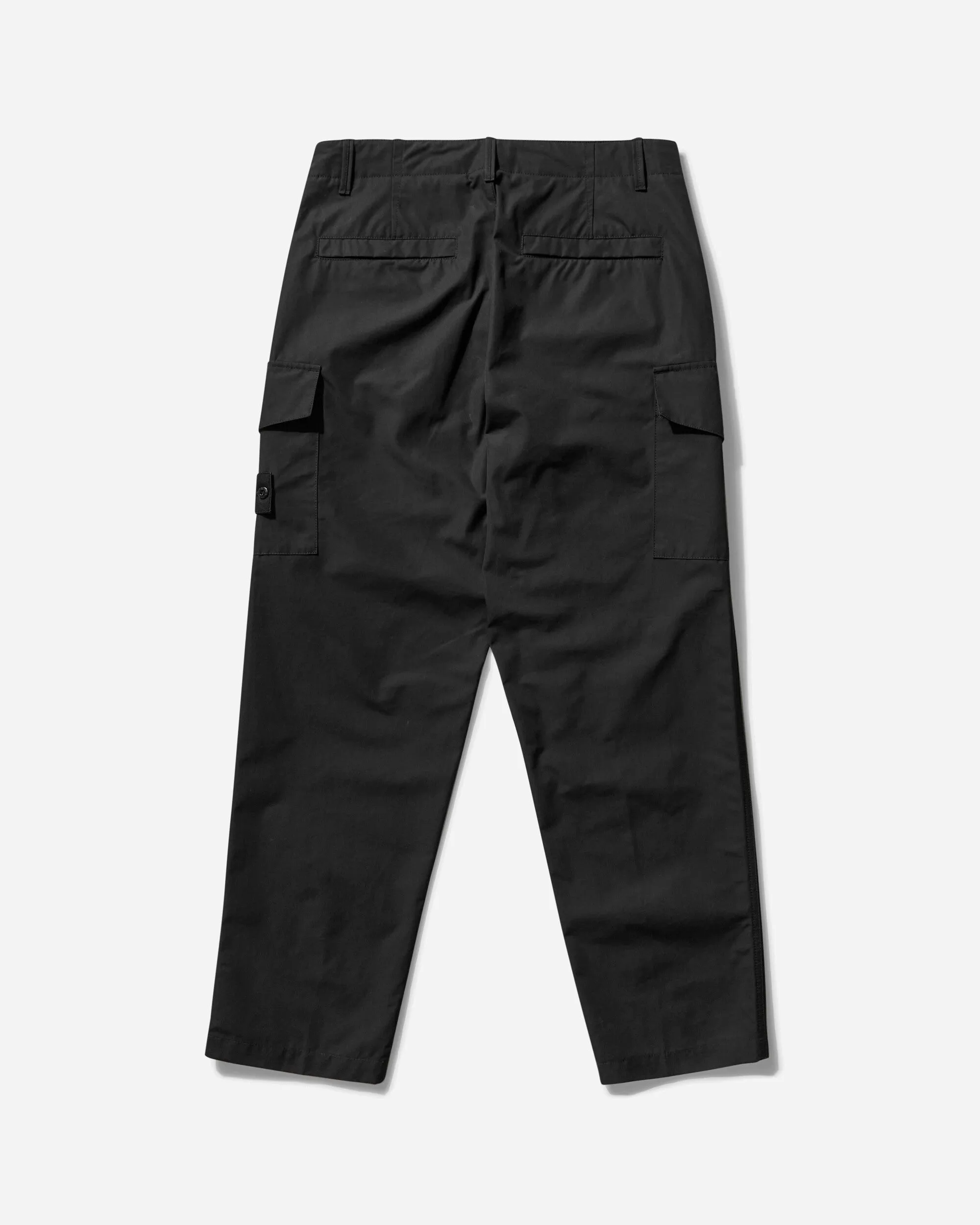 Men's Ghost Piece Weatherproof Cotton Canvas Cargo Pants Black