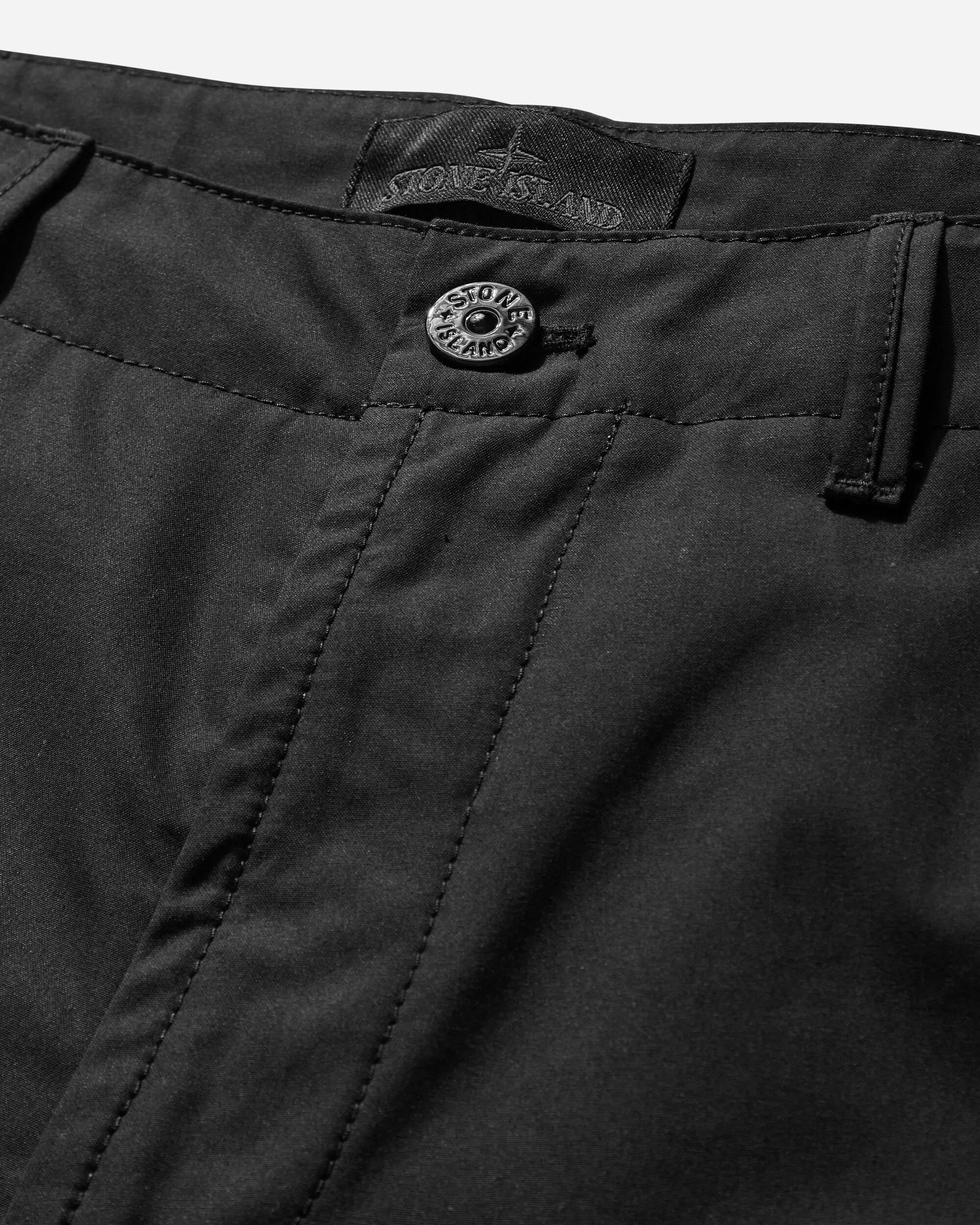 Men's Ghost Piece Weatherproof Cotton Canvas Cargo Pants Black
