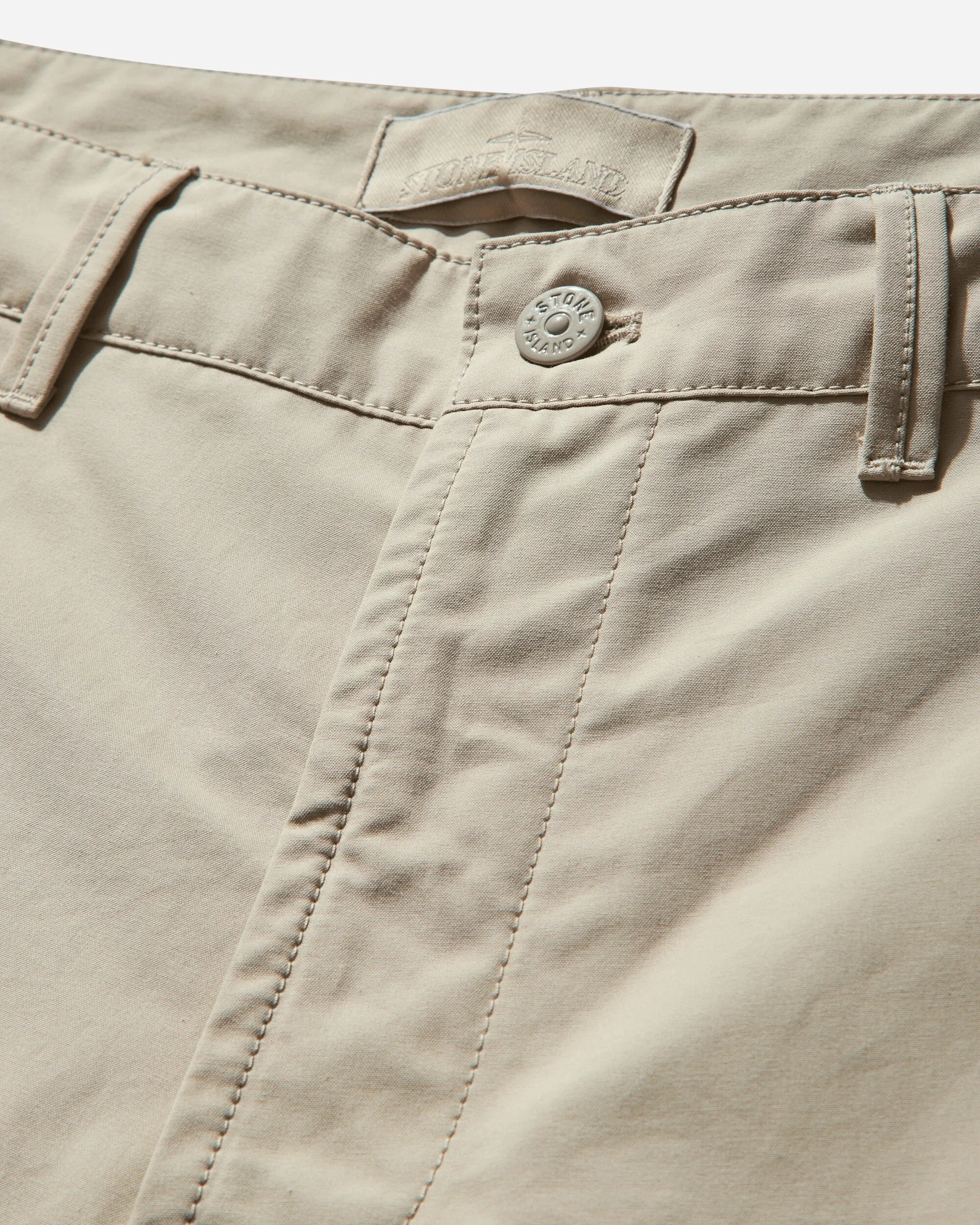 Men's Ghost Piece Weatherproof Cotton Canvas Chino Trousers Beige