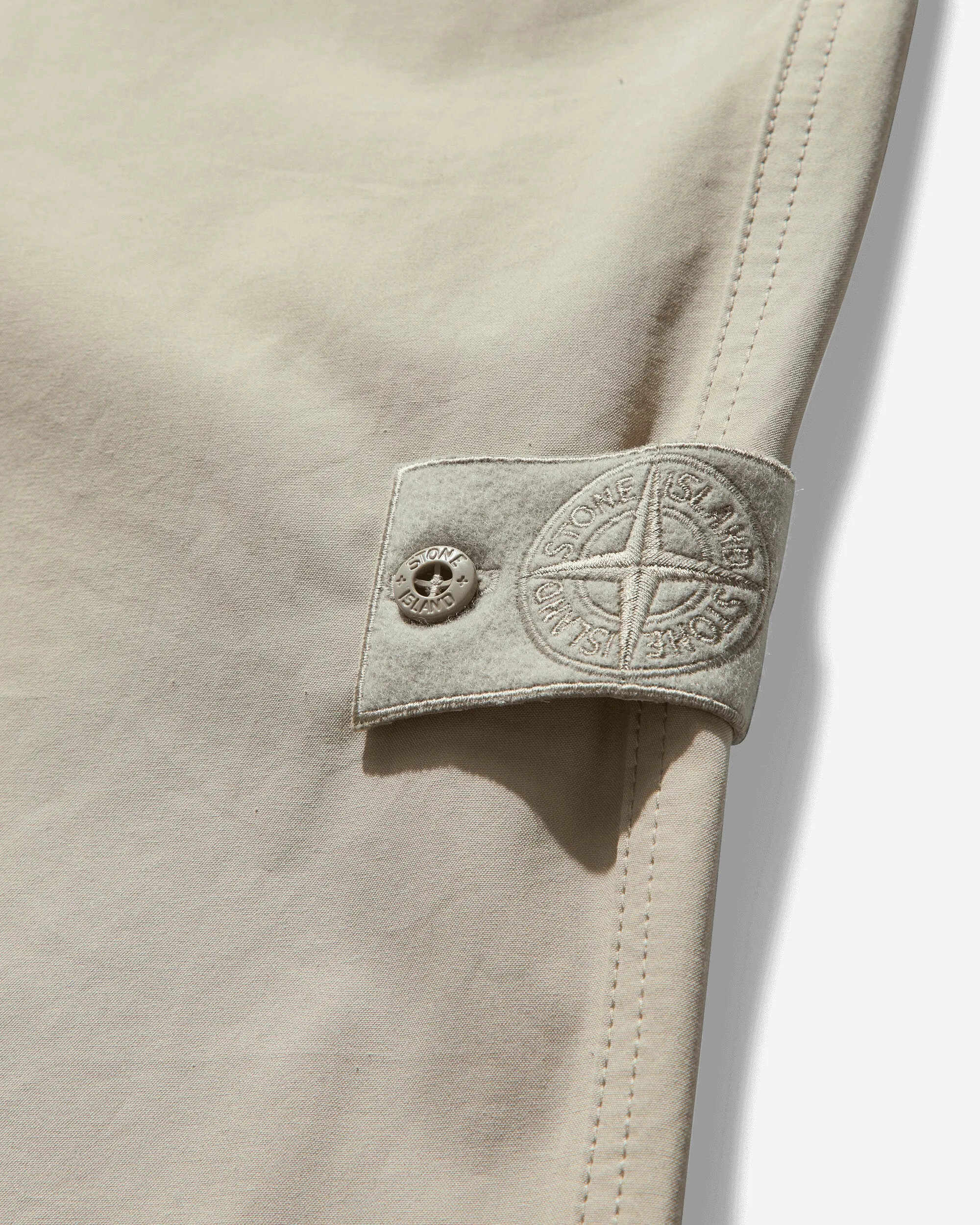 Men's Ghost Piece Weatherproof Cotton Canvas Chino Trousers Beige