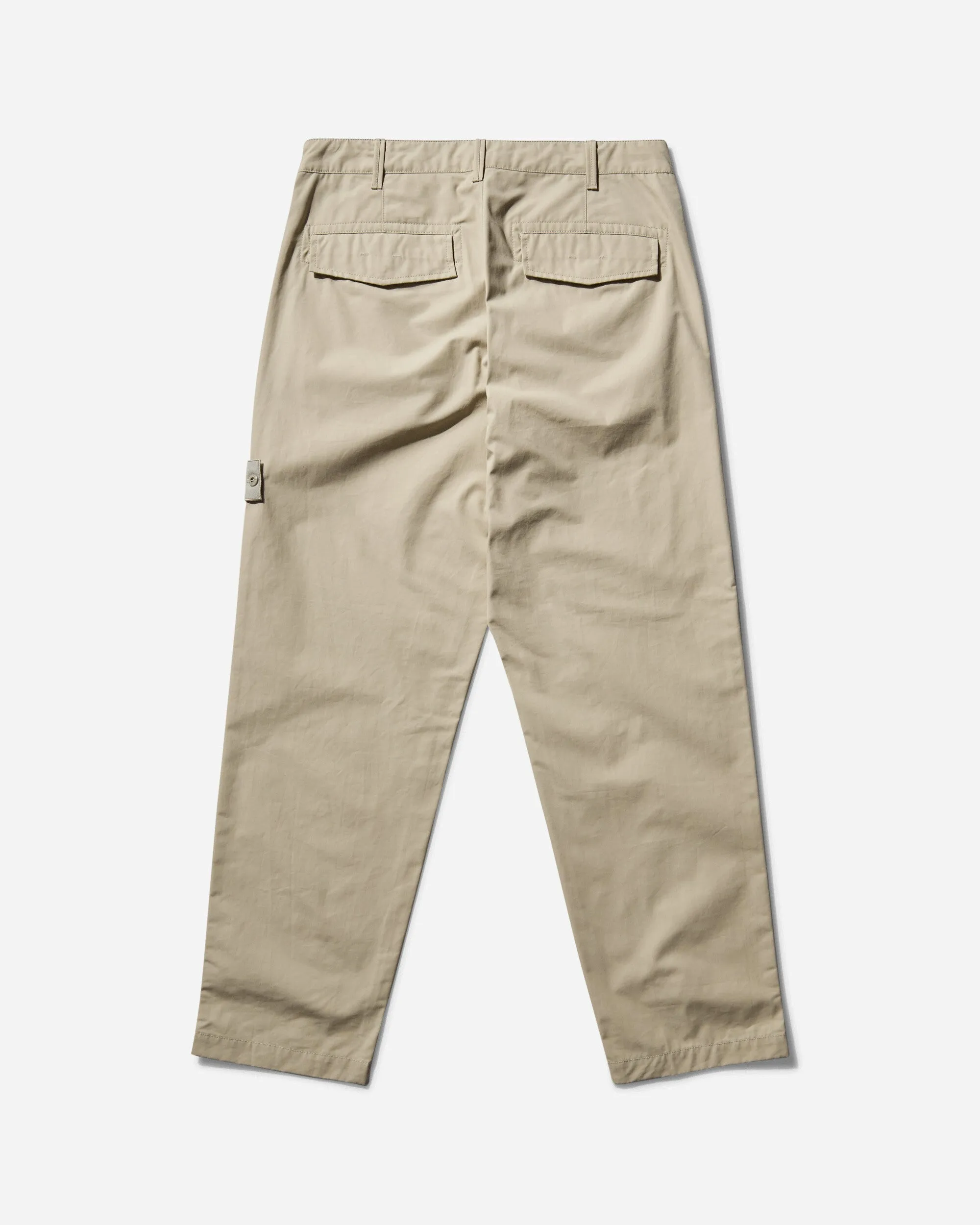 Men's Ghost Piece Weatherproof Cotton Canvas Chino Trousers Beige