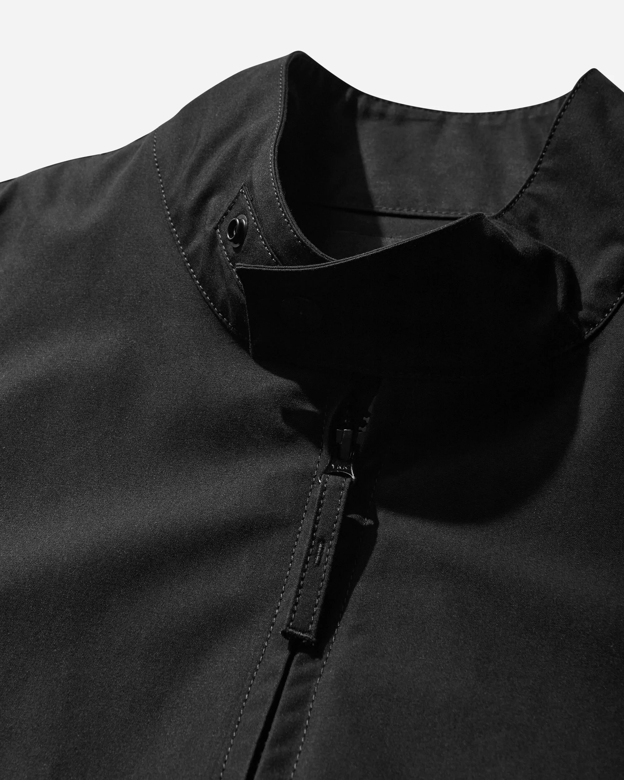 Men's Ghost Piece Weatherproof Cotton Canvas Jacket Black