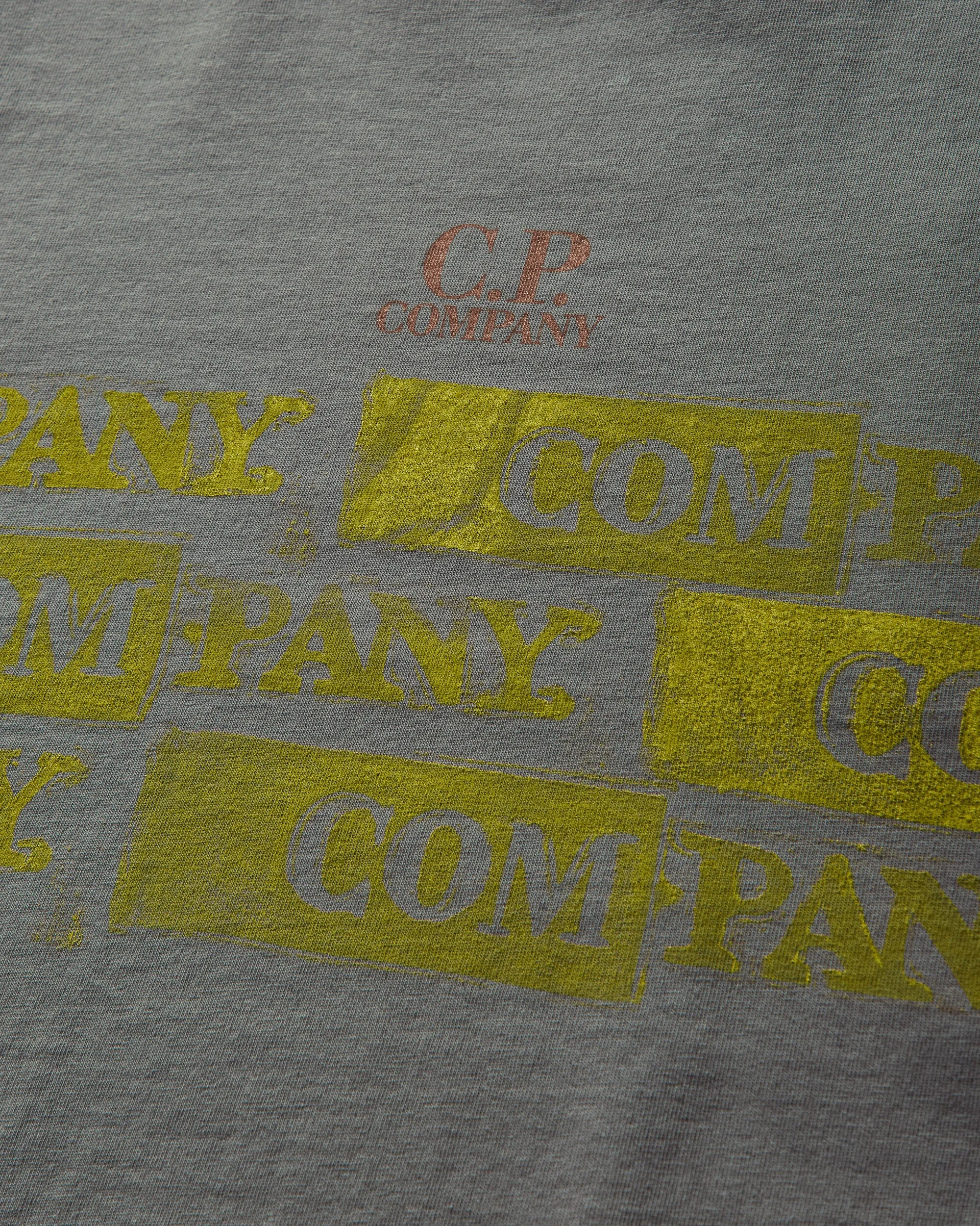 Men's Horizontal Logo T-Shirt Smoked Pearl