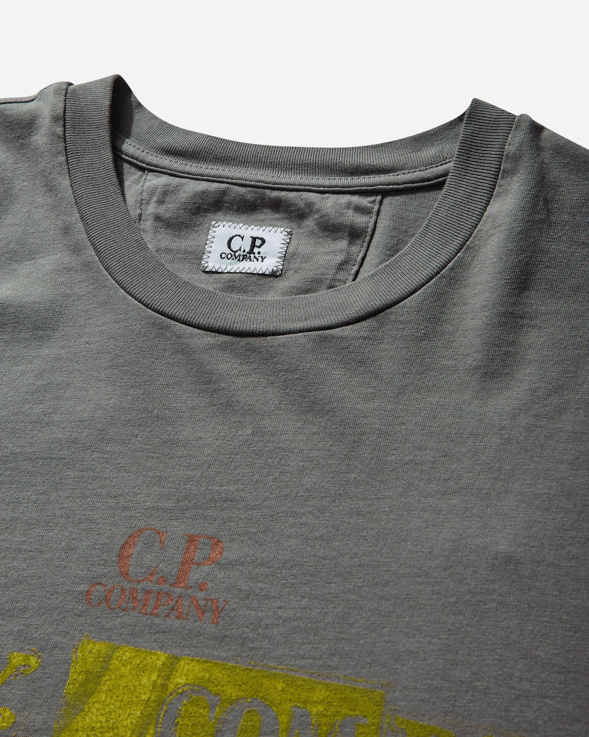 Men's Horizontal Logo T-Shirt Smoked Pearl