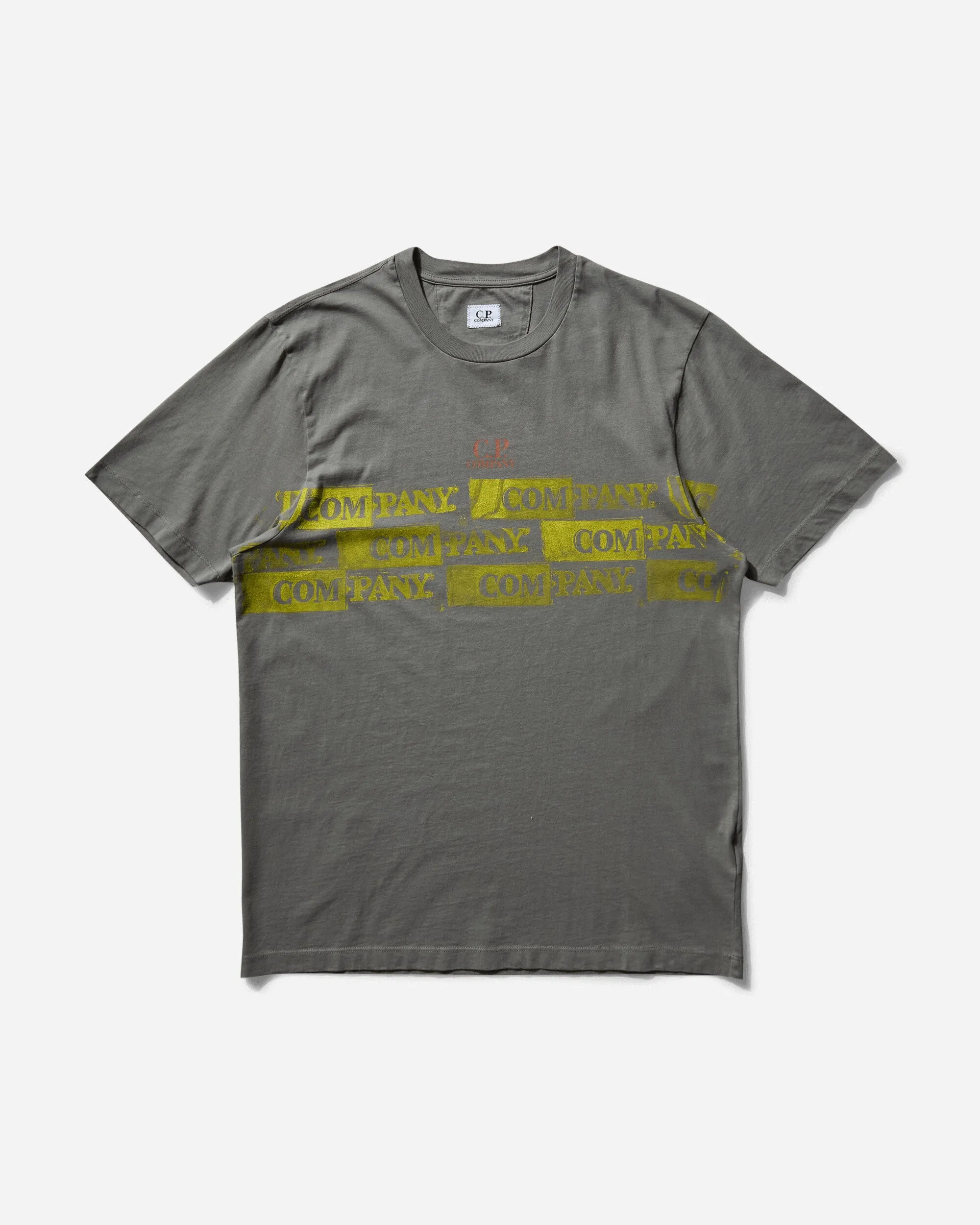 Men's Horizontal Logo T-Shirt Smoked Pearl