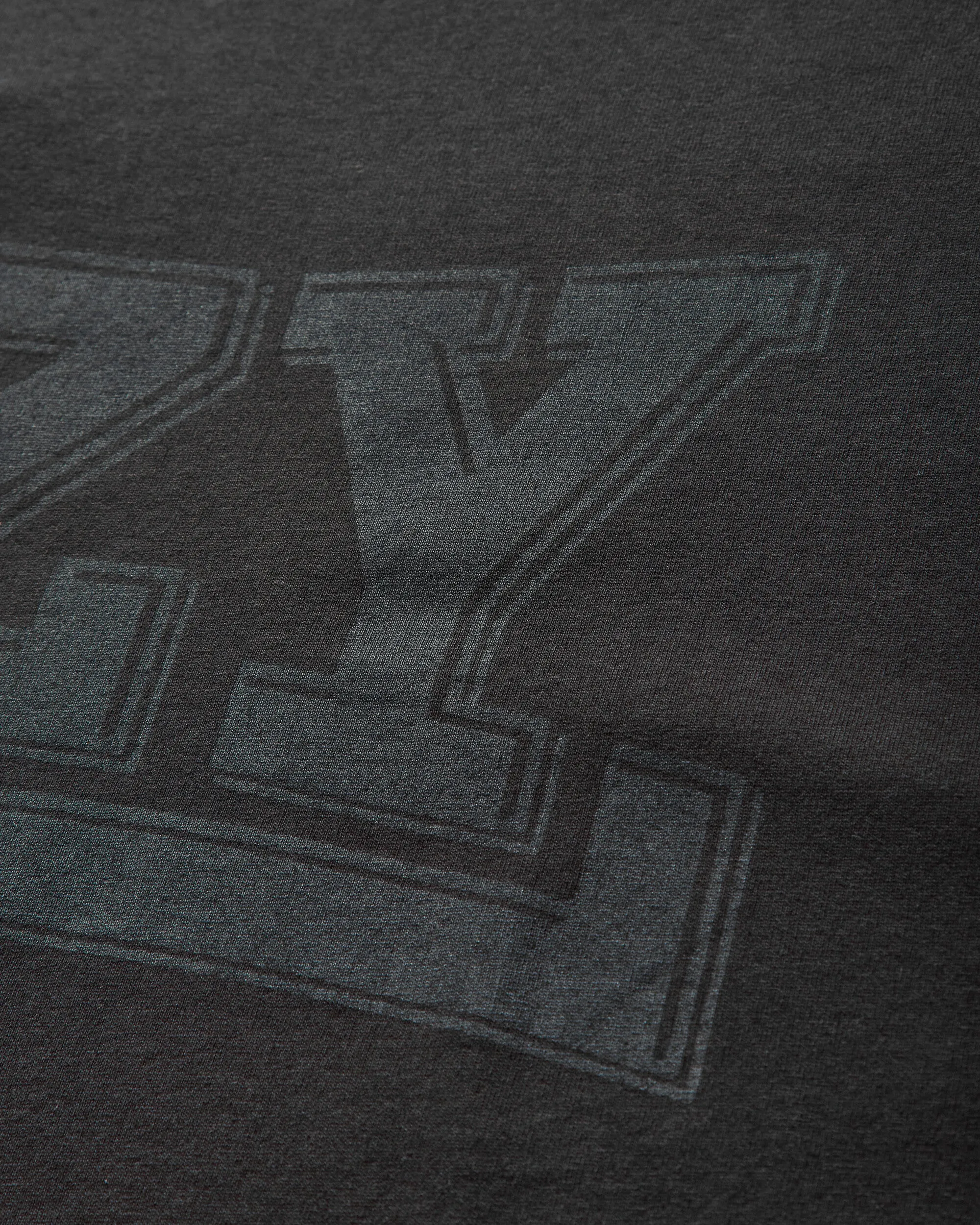 Men's Lazy Longsleeve T-Shirt Washed Black