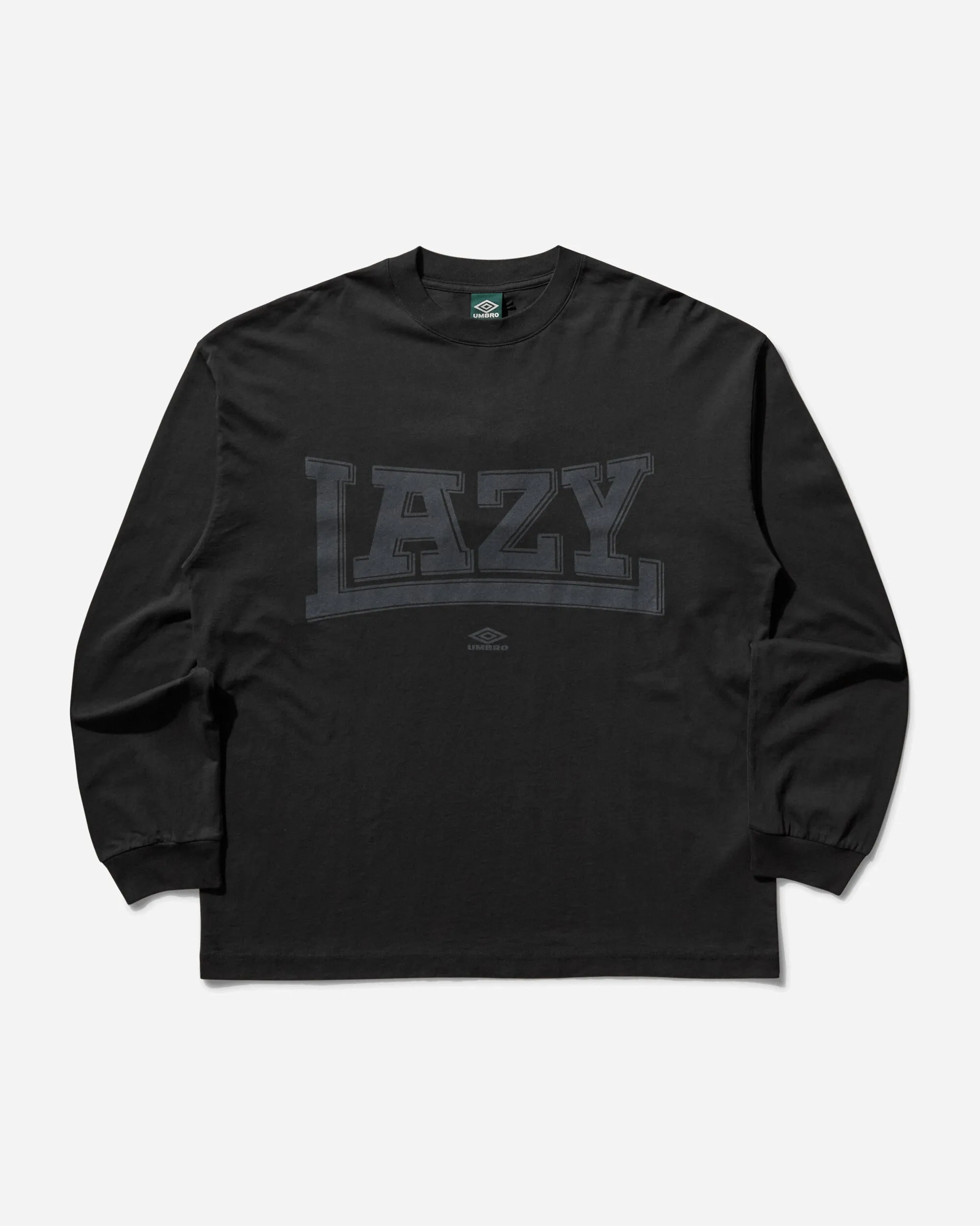 Men's Lazy Longsleeve T-Shirt Washed Black