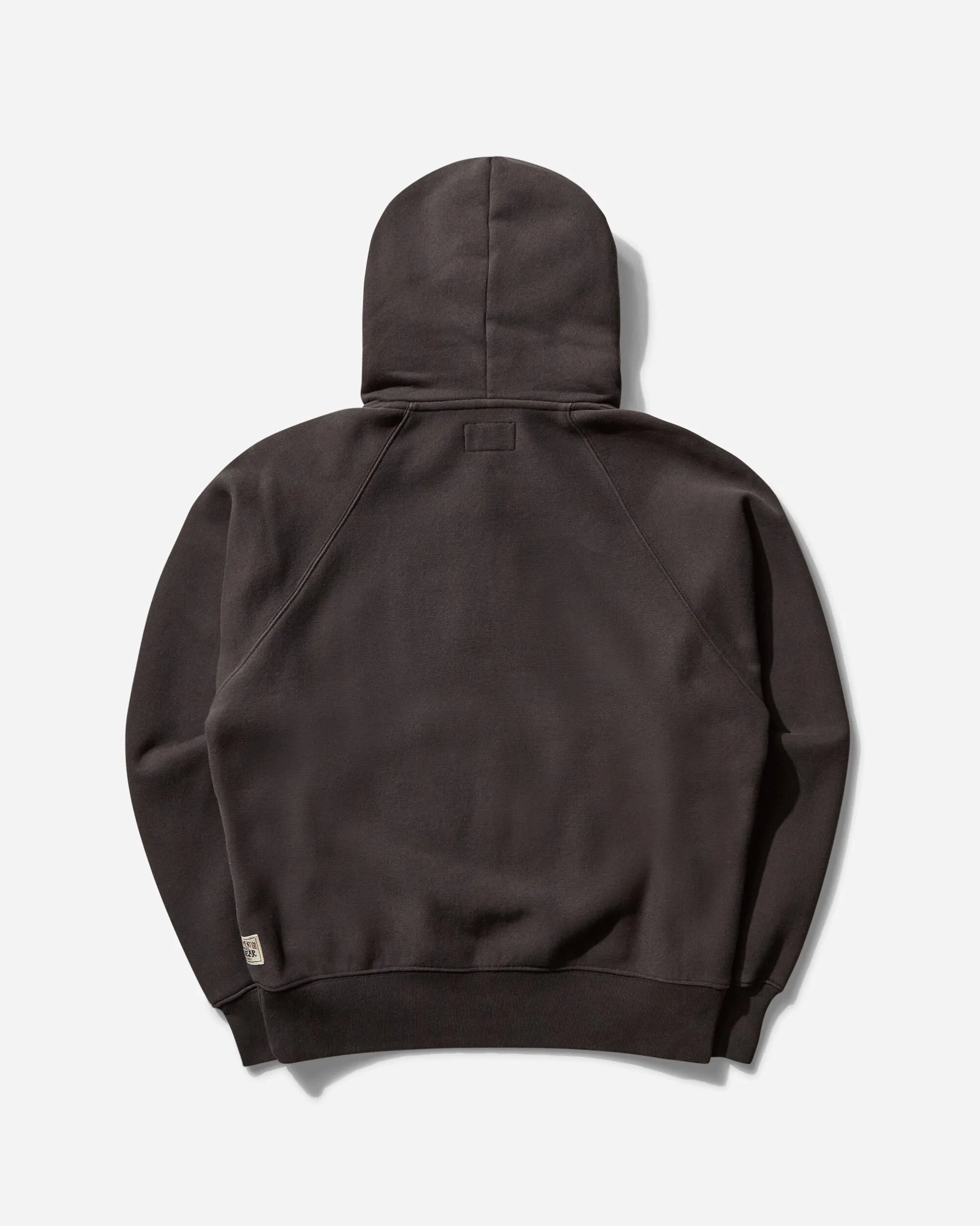 Men's Relaxed Zip Hoodie Washed Black