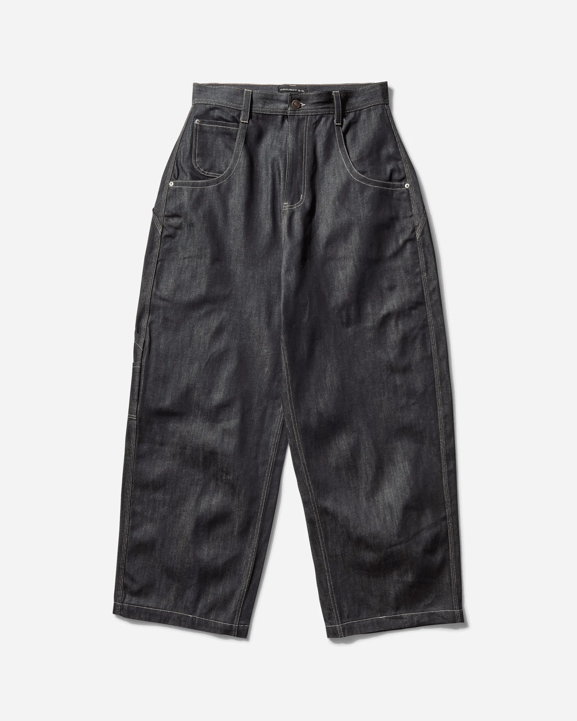 Men's Retro Baggy Denim Pants Dark Navy