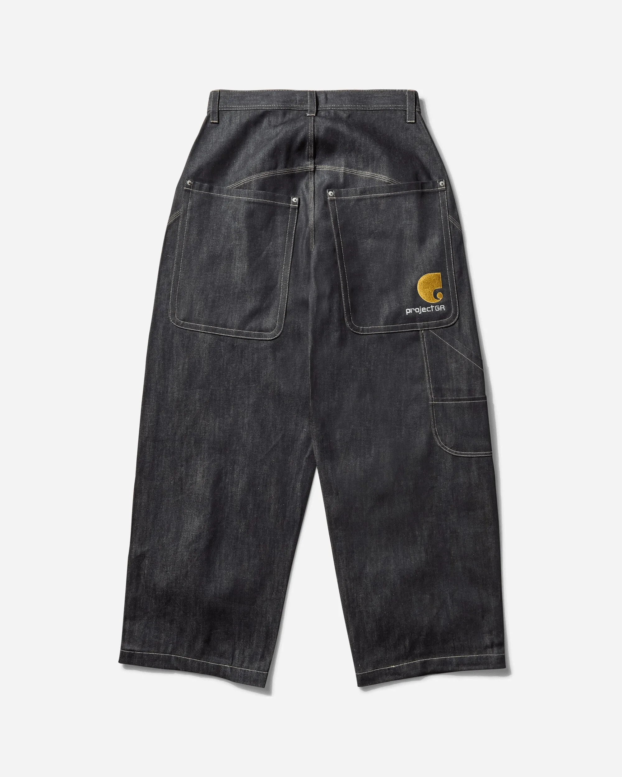 Men's Retro Baggy Denim Pants Dark Navy