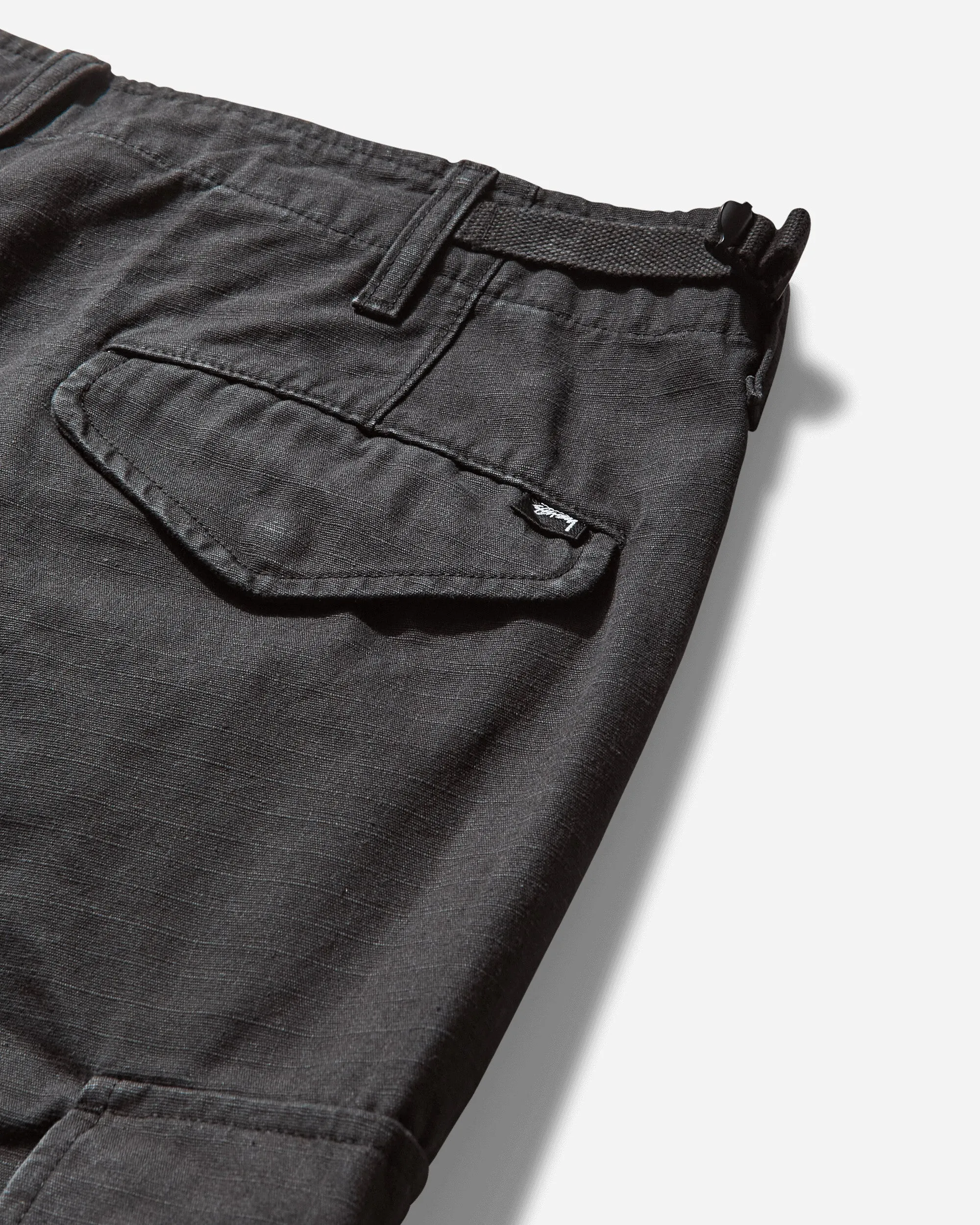 Men's Ripstop Military Cargo Pants Black