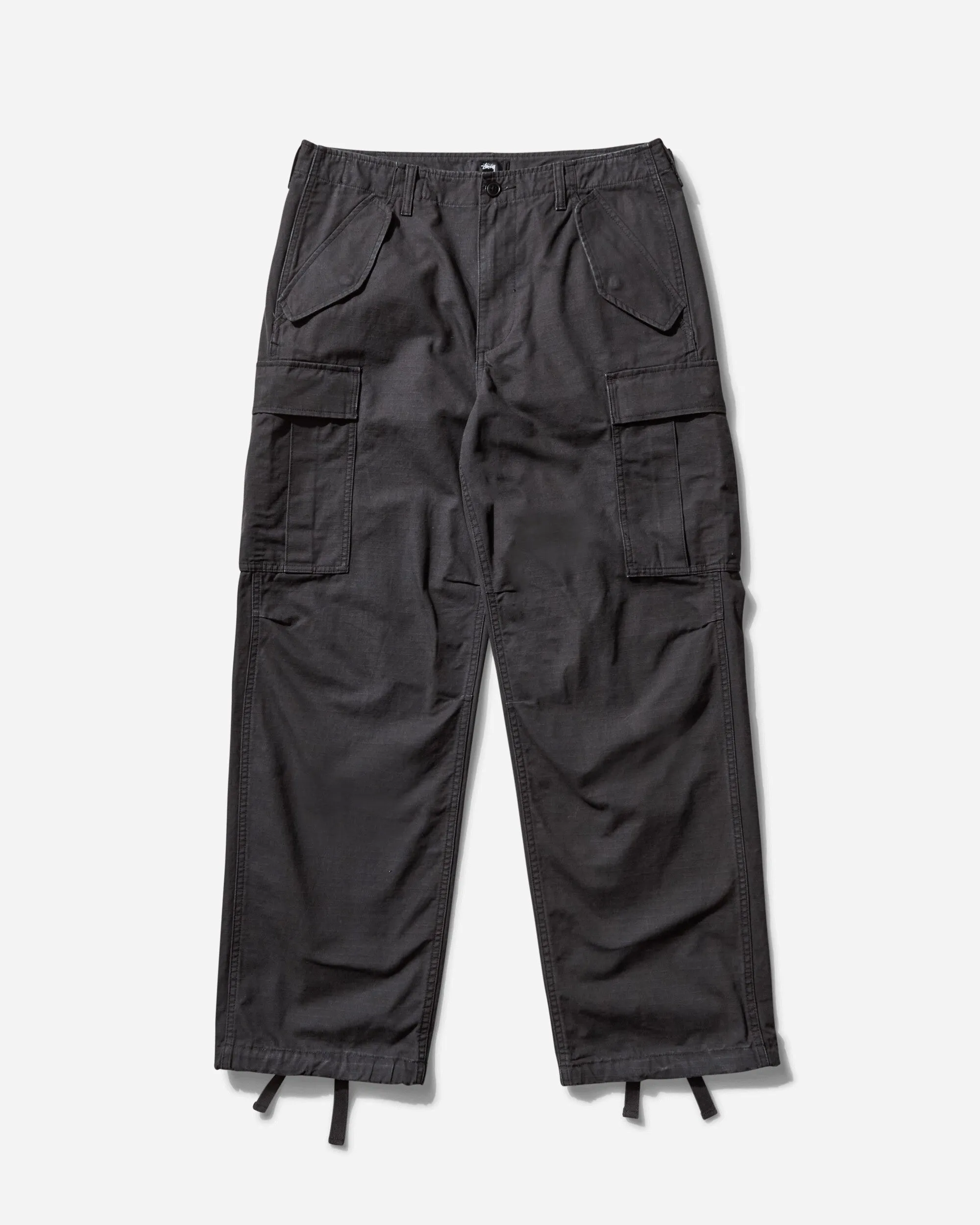 Men's Ripstop Military Cargo Pants Black