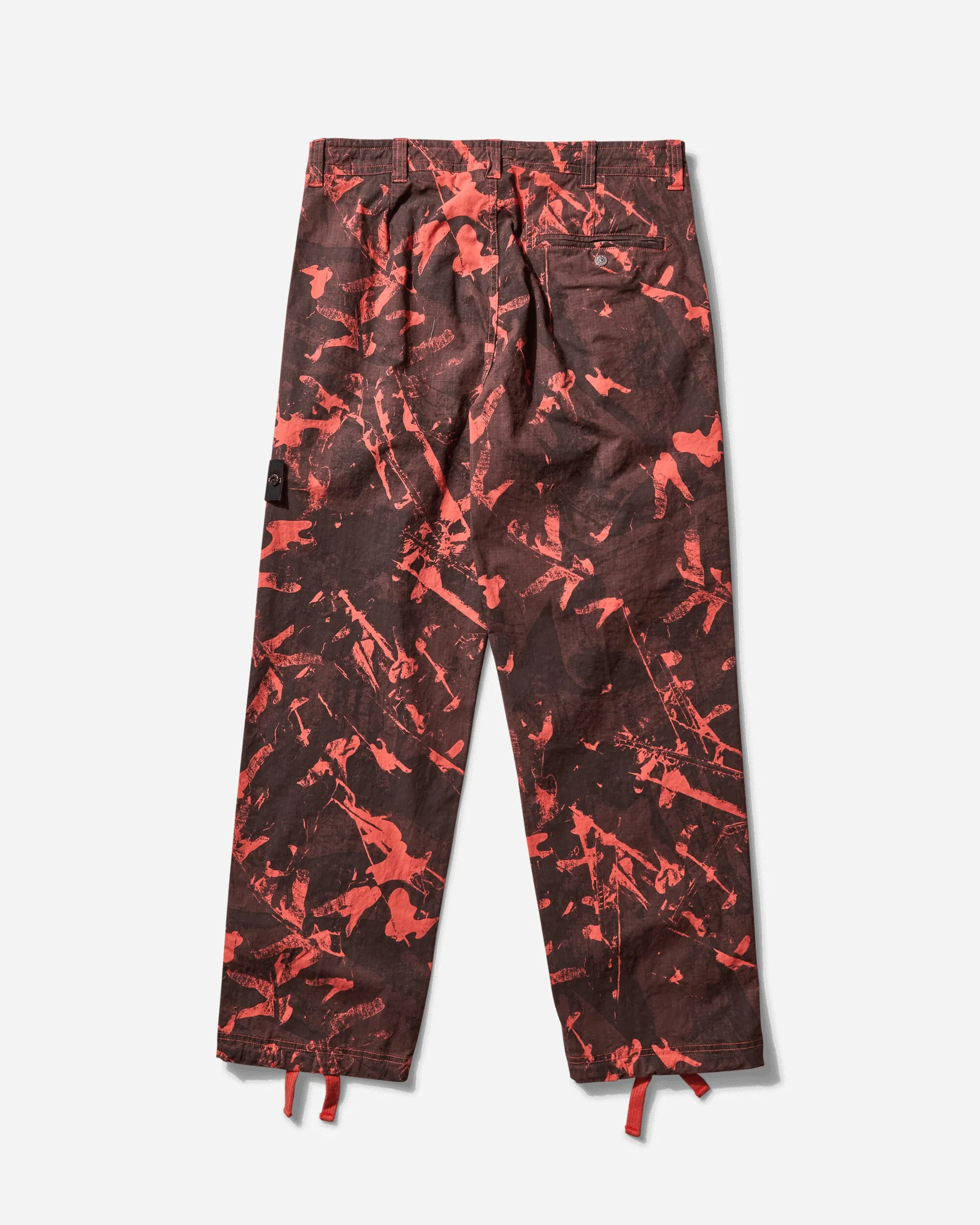 Men's Scan Camo Print Pants Black