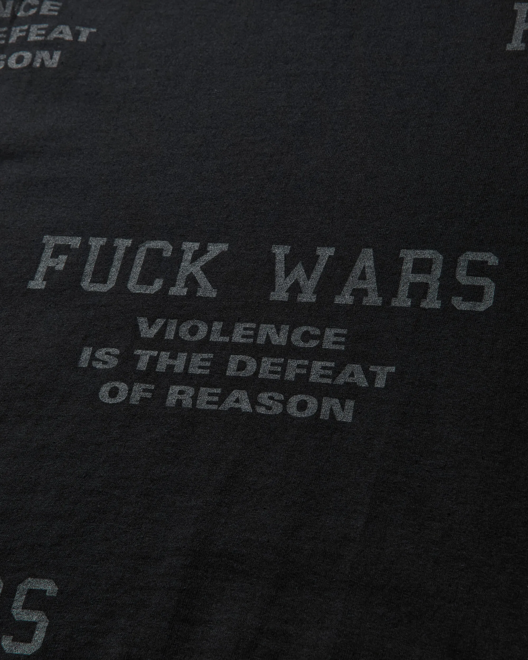 Men's Slam Jam Fuck Wars T-Shirt Black