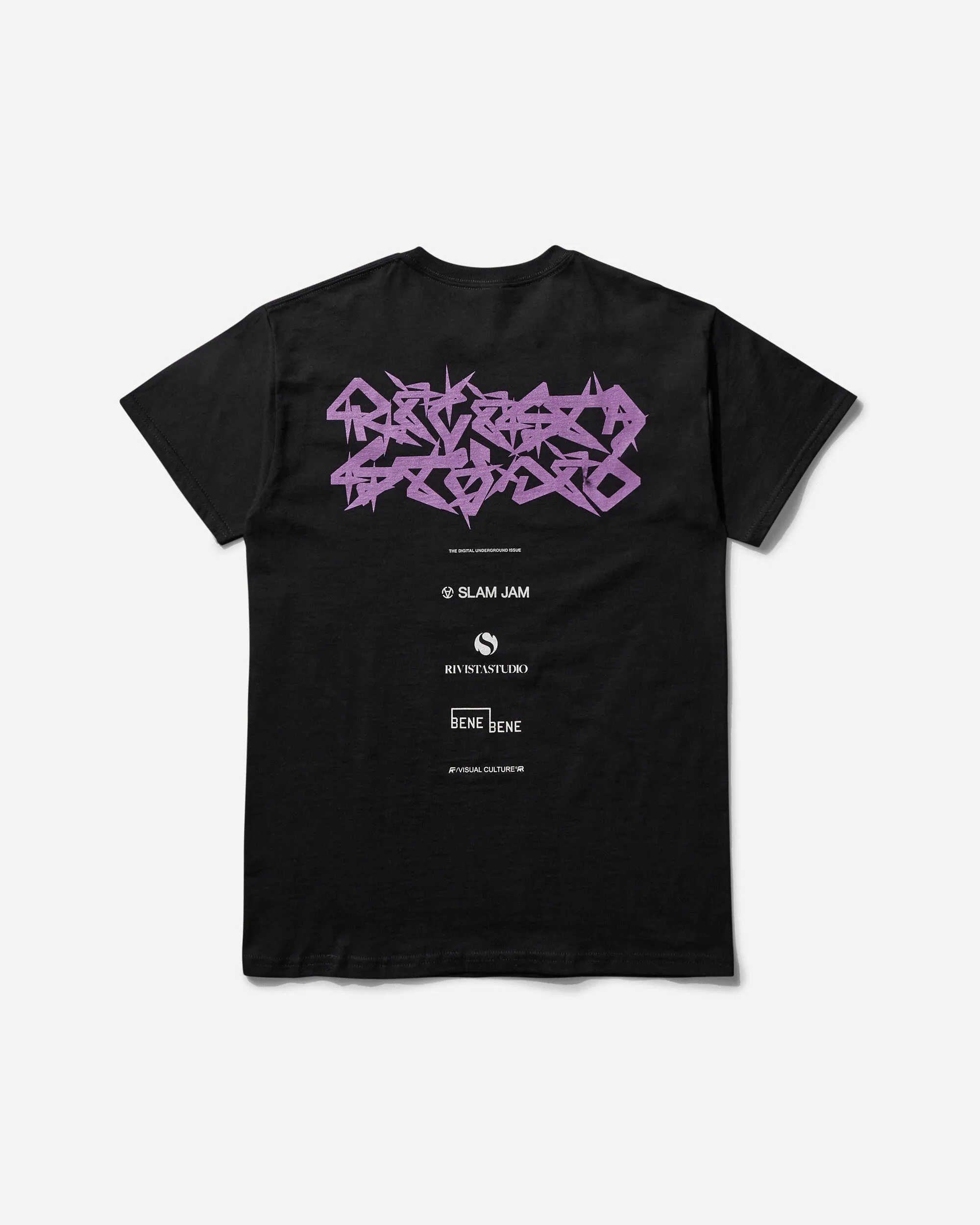 Men's Slam Jam x Rivista Studio Digital Underground T-Shirt Black