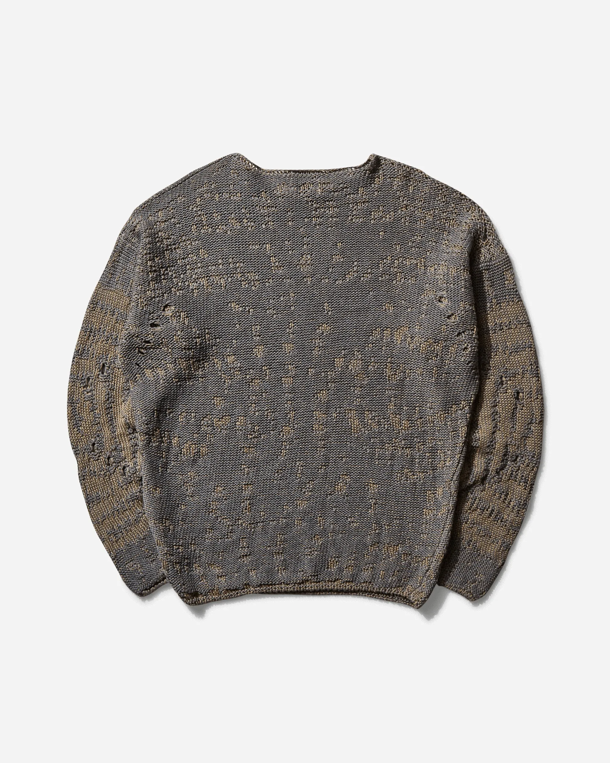Men's Vortex Crewneck Sweater Beige Grey
