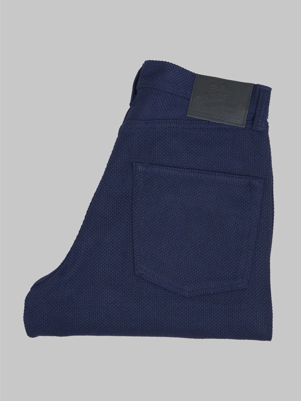 Momotaro MXPT1204 Nylon Sashiko Wide Tapered Jeans