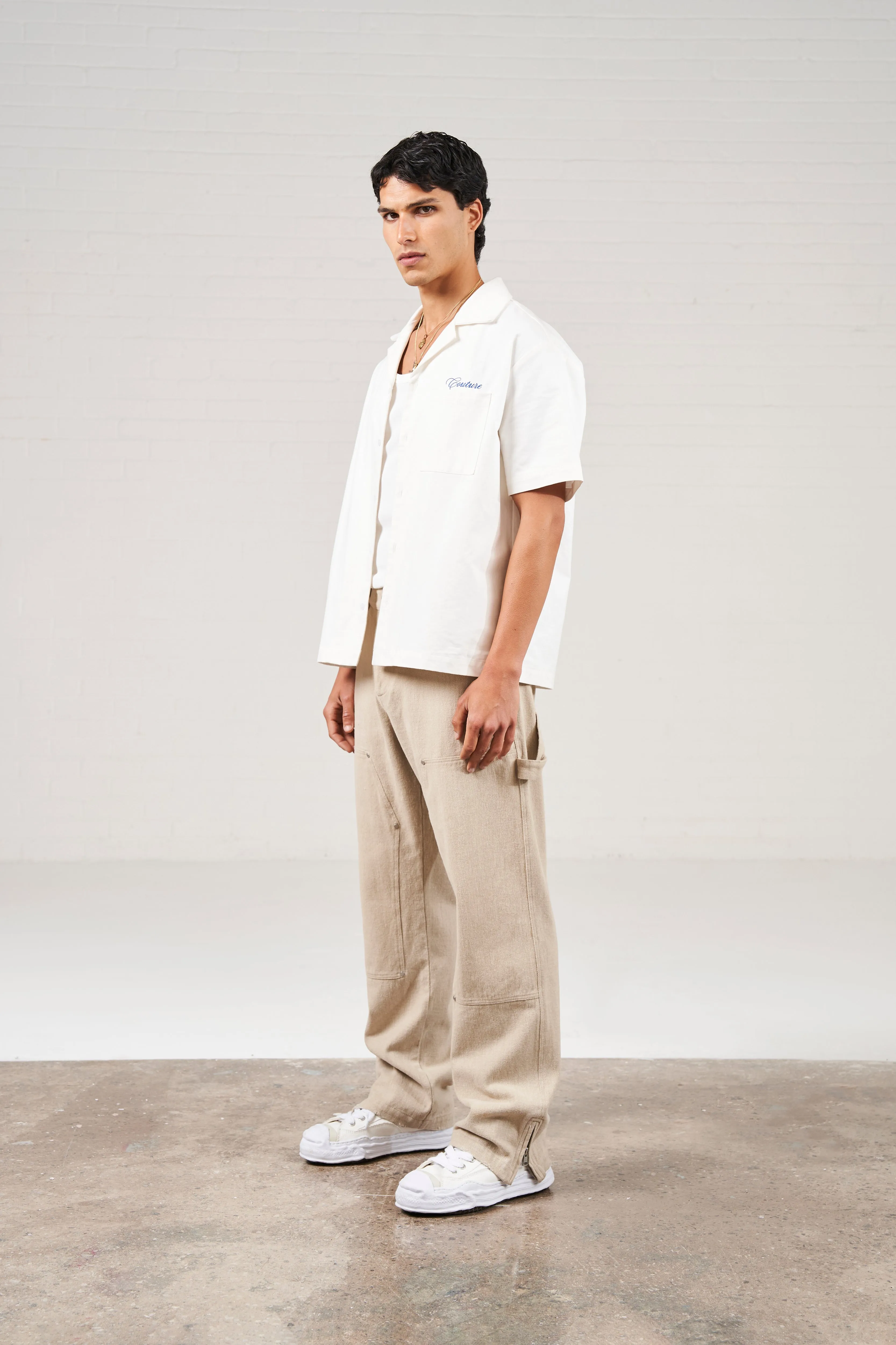 MULTI GRAPHIC MEMBERS ONLY SHIRT - OFF WHITE