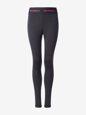 New Balance Girls Harmony High Rise Sport Leggings in Black