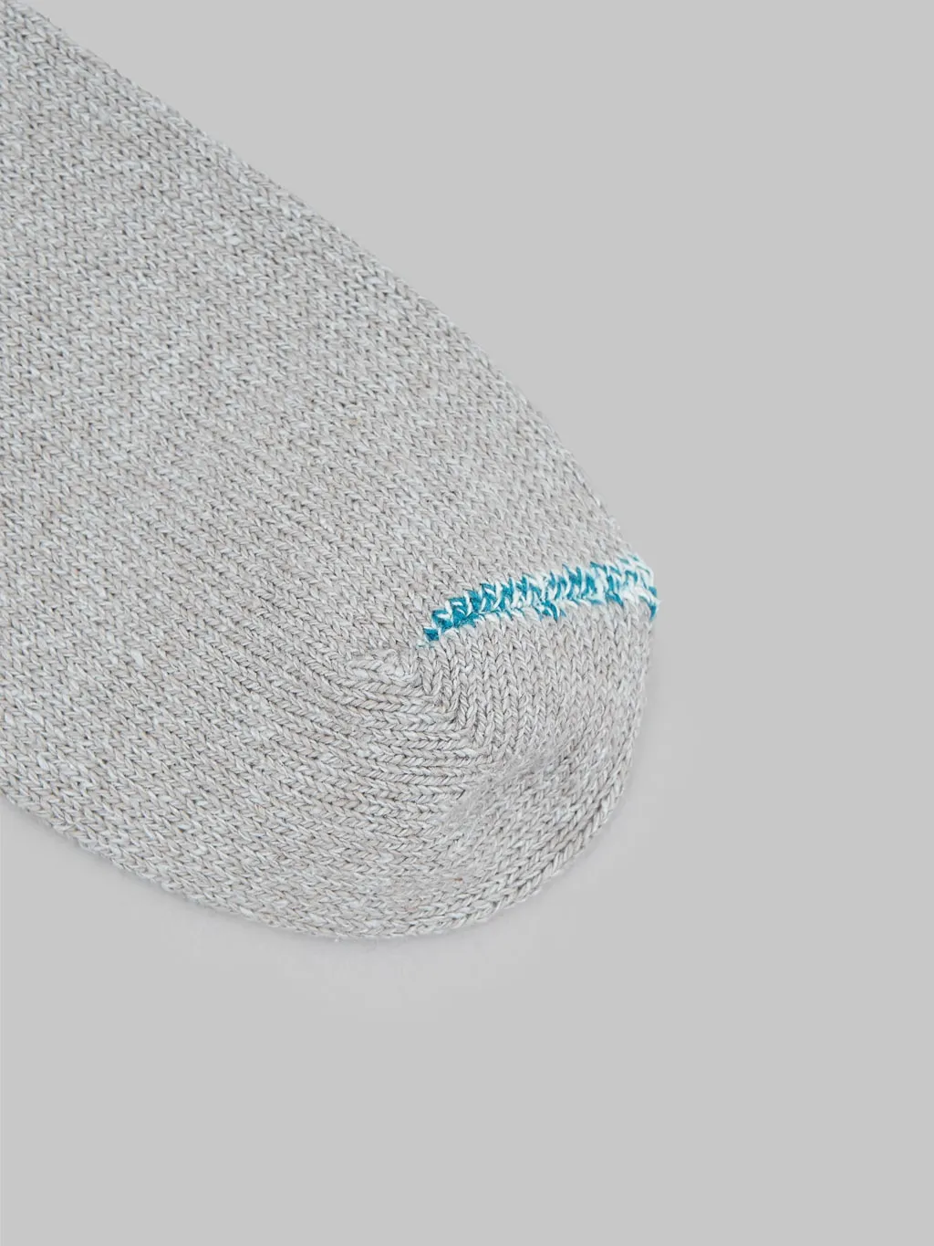 Nishiguchi Kutsushita Silk Cotton Socks Light Grey