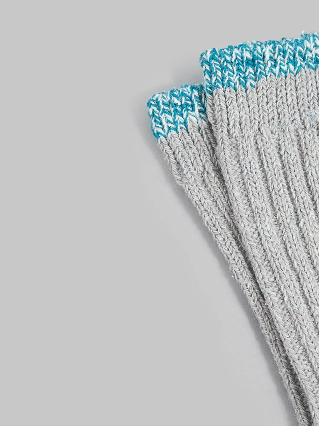 Nishiguchi Kutsushita Silk Cotton Socks Light Grey
