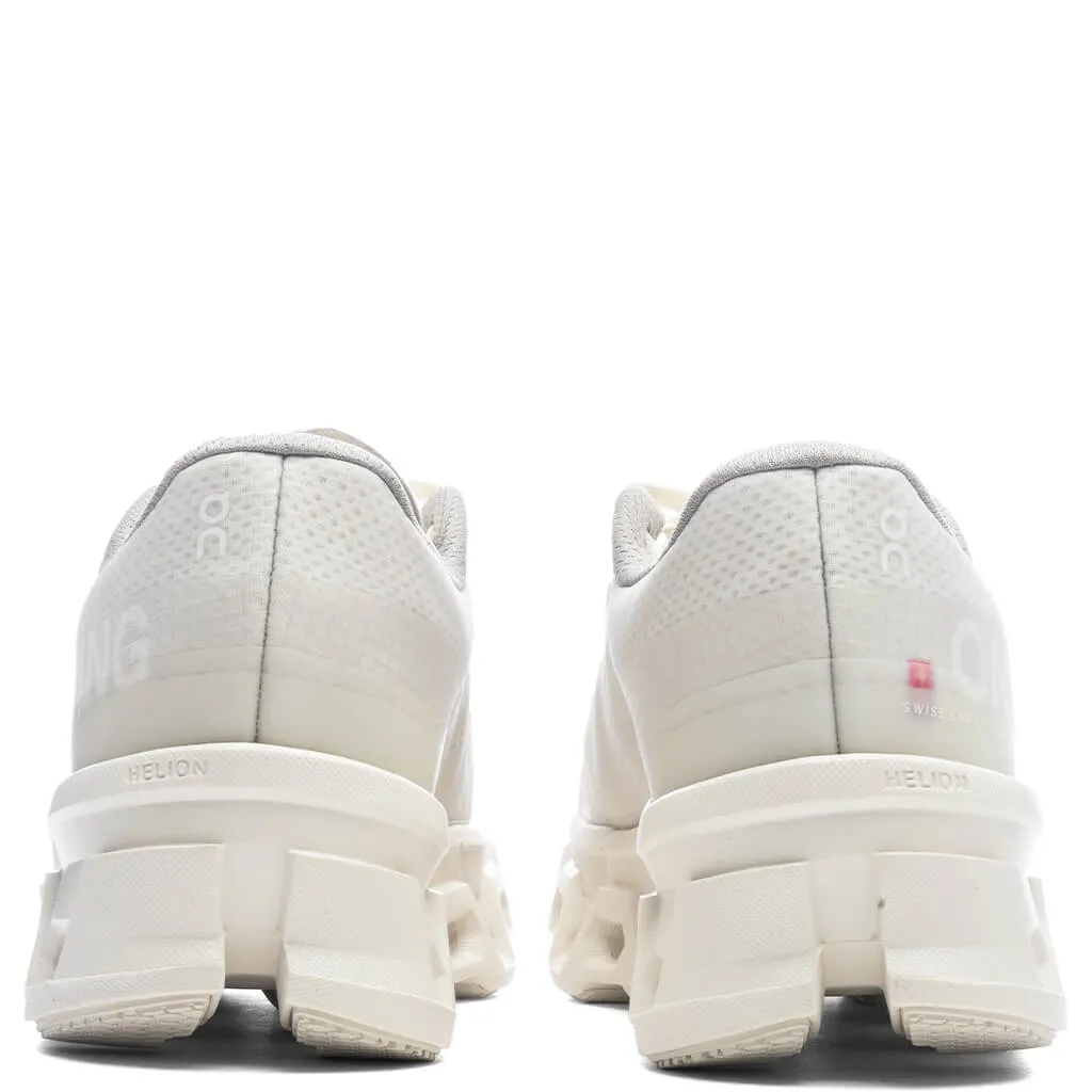 On x INVINCIBLE Women's Cloudmonster 2 'Deconstructed Perfection' - Ivory/White