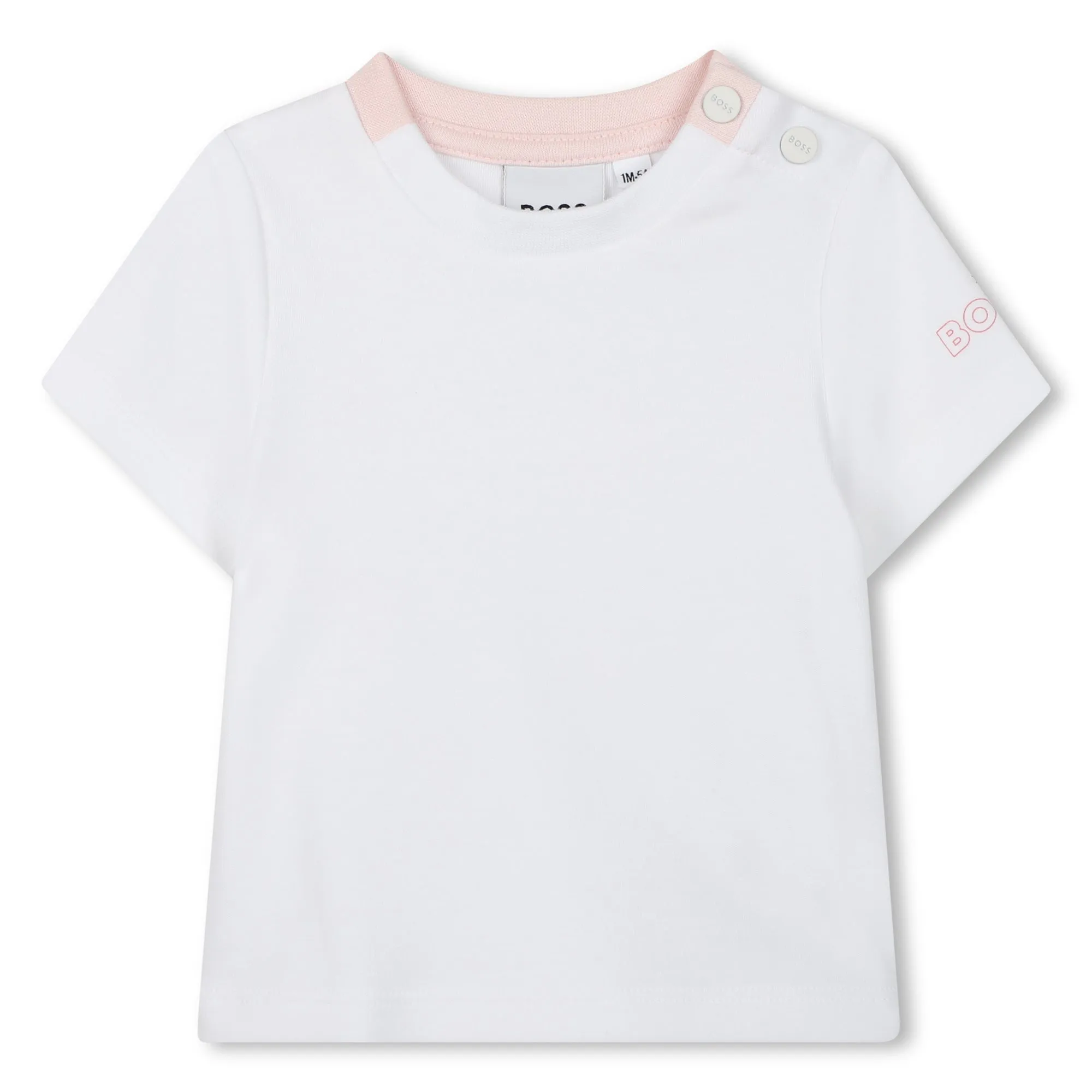 Pale Pink Dungarees T-Shirt Set