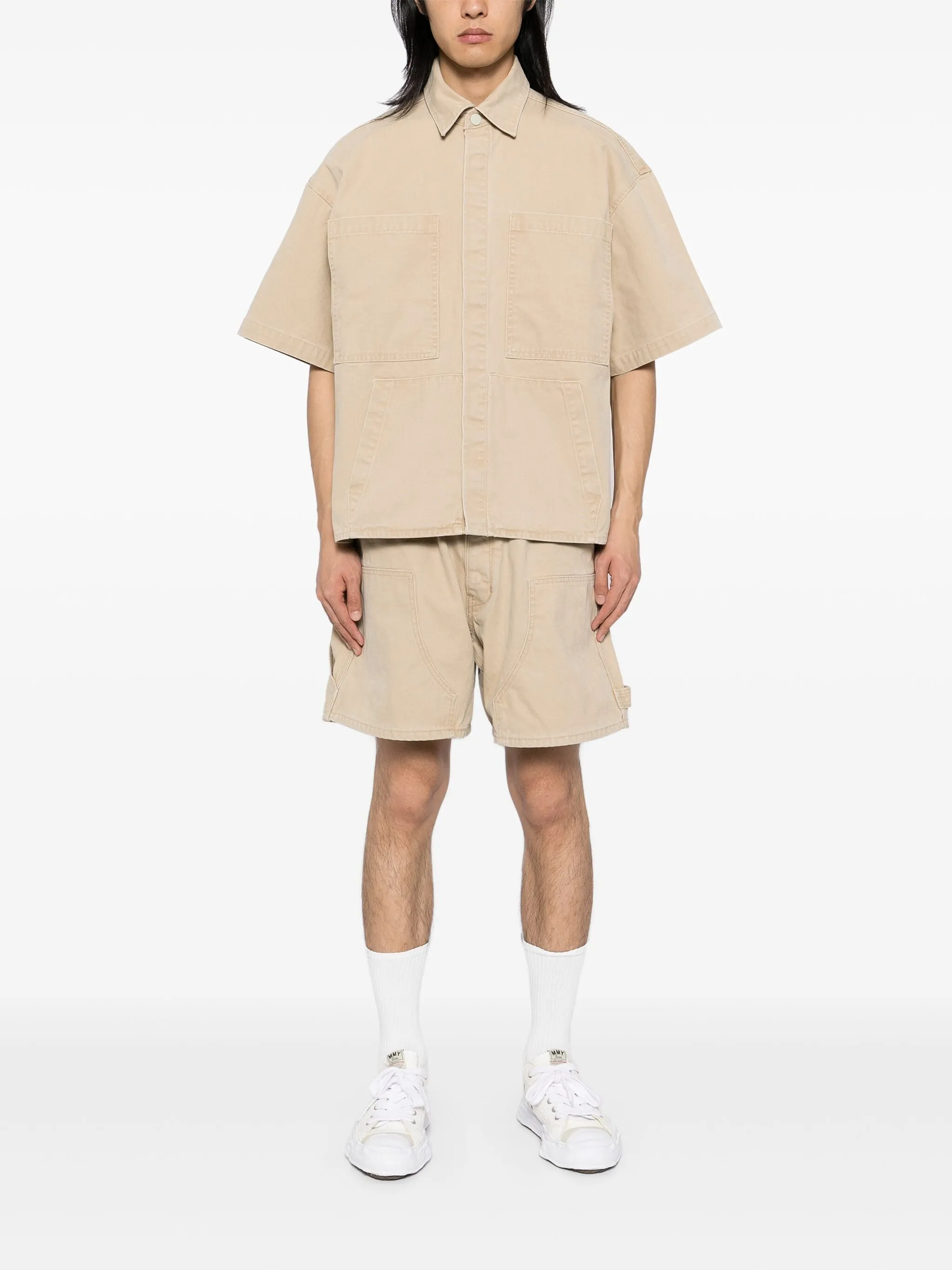 PATCH-POCKET BOXY-FIT SS WORKWEAR SHIRT