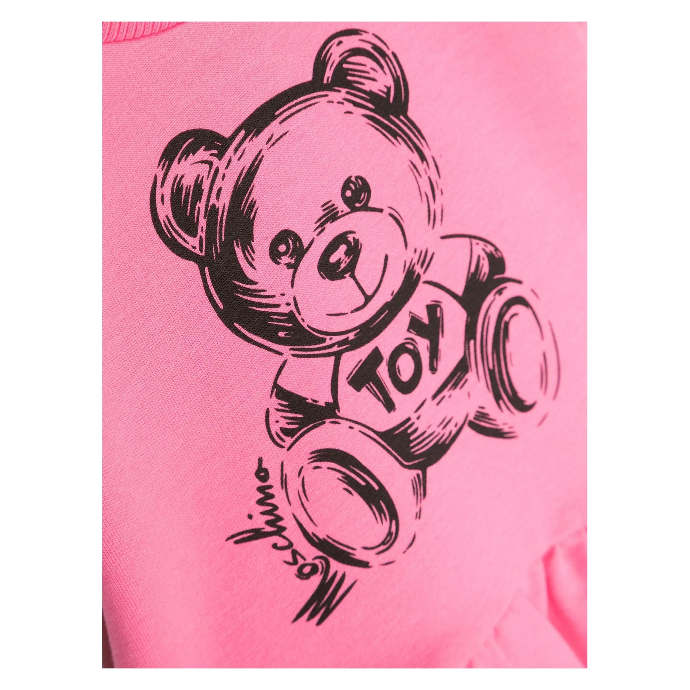 Pink Bear Graphic Dress