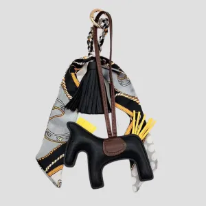 Pony Bag Charm Black