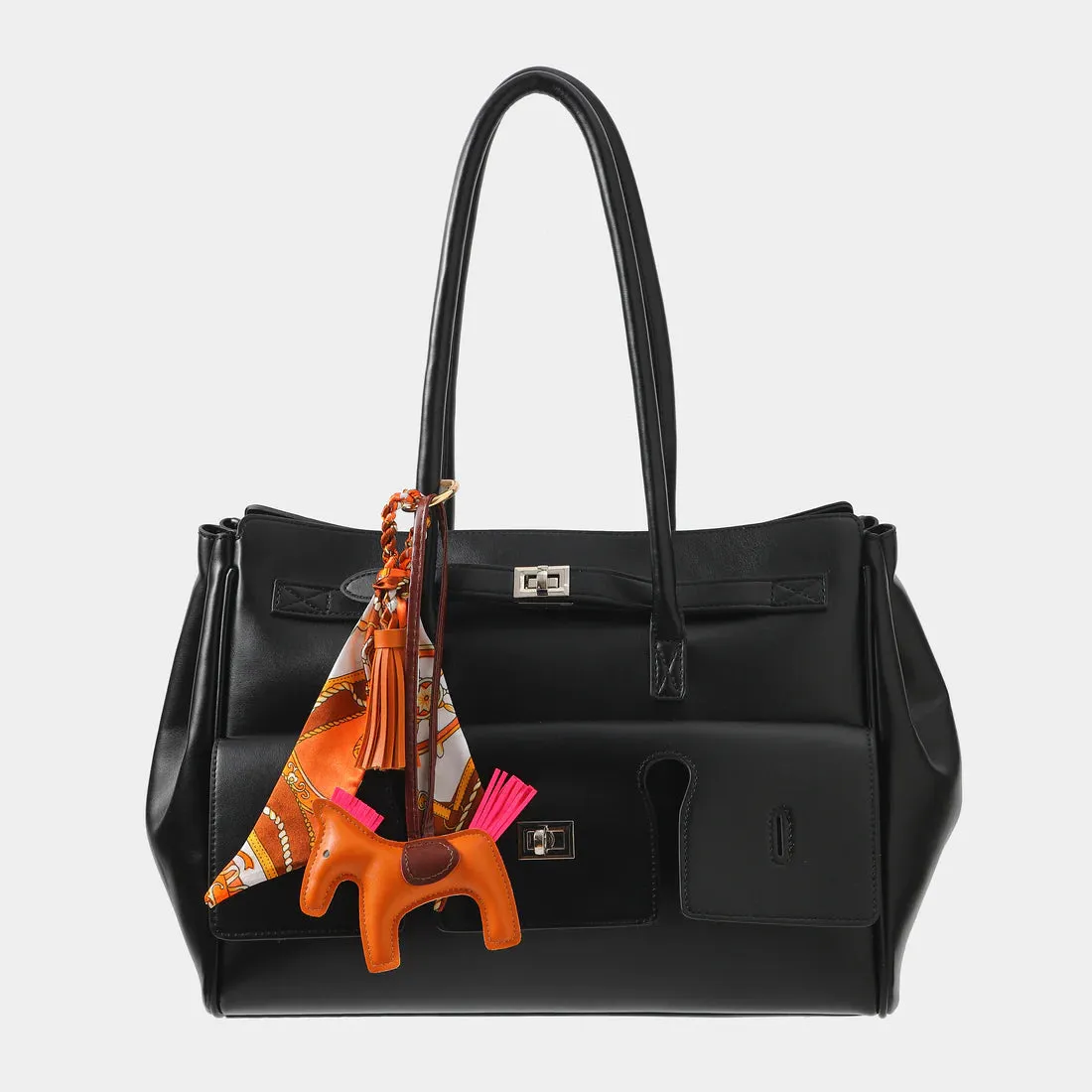 Pony Bag Charm Brown