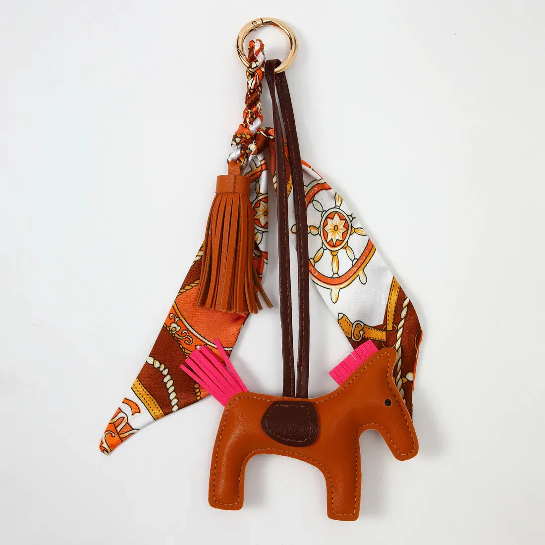 Pony Bag Charm Brown