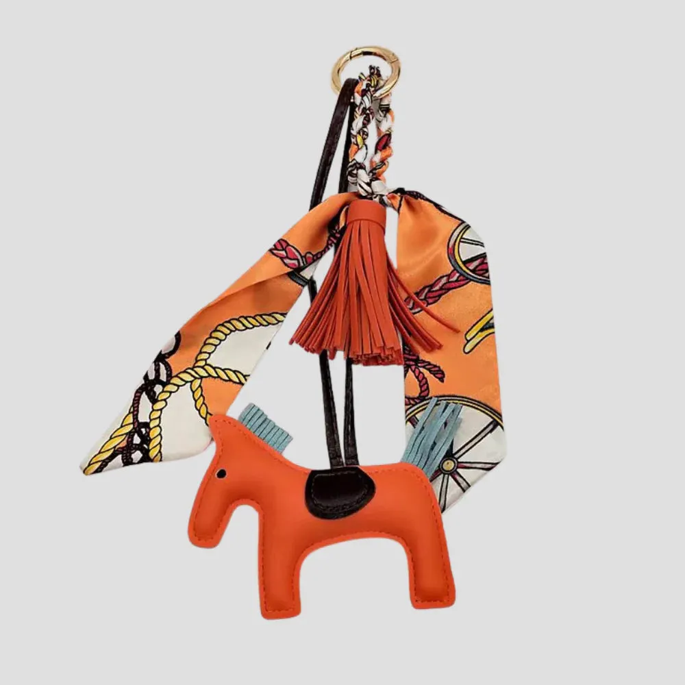 Pony Bag Charm Orange
