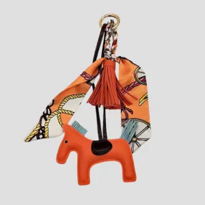 Pony Bag Charm Orange