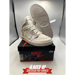 PRE OWNED Jordan 1 Retro High Off-White Euro