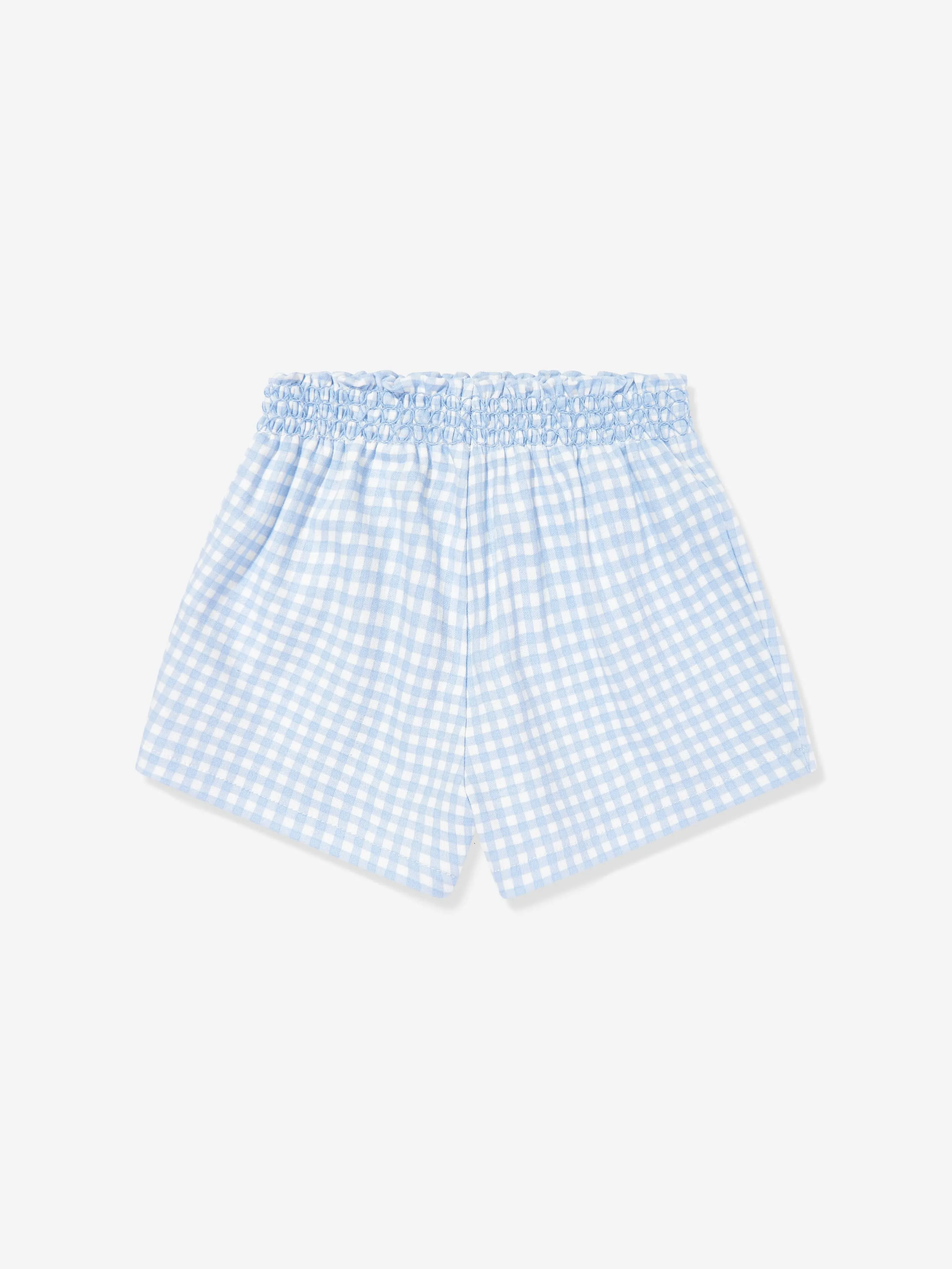 Ralph Lauren Baby Girls T-Shirt and Shorts Set in Blue