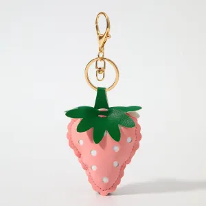Strawberry Bag Charm Pink