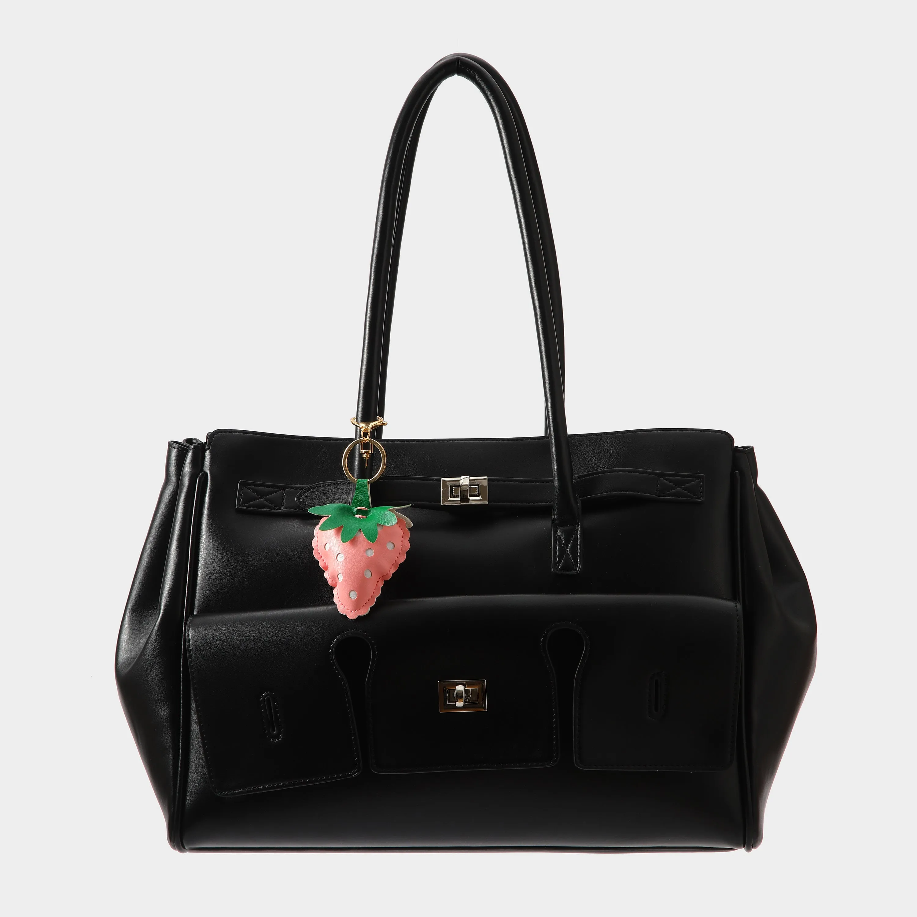 Strawberry Bag Charm Pink