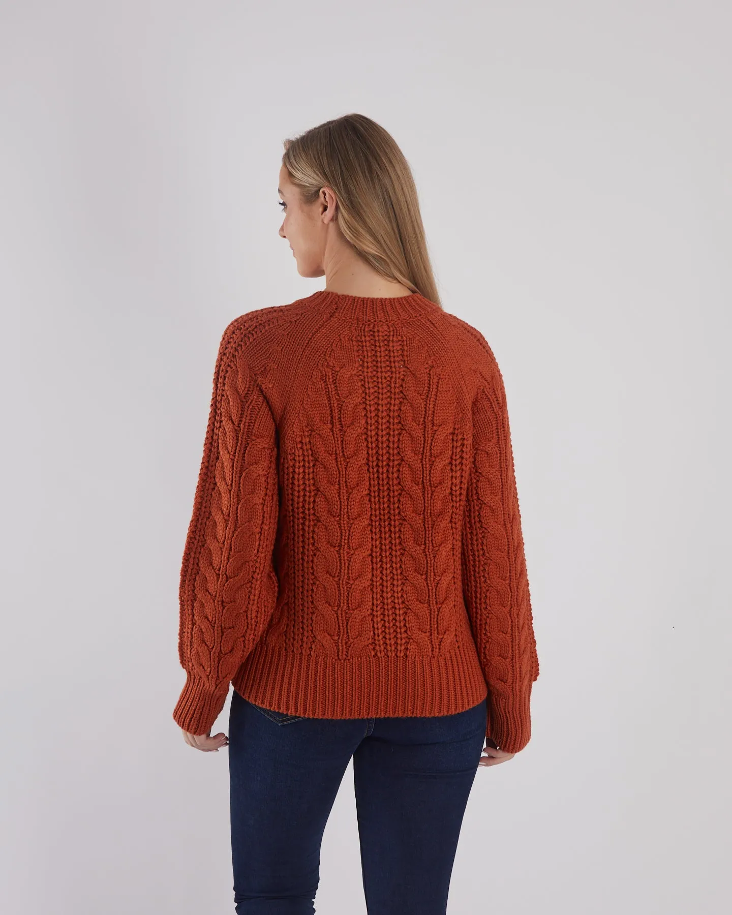 Tansy Knit Cinnamon Orange