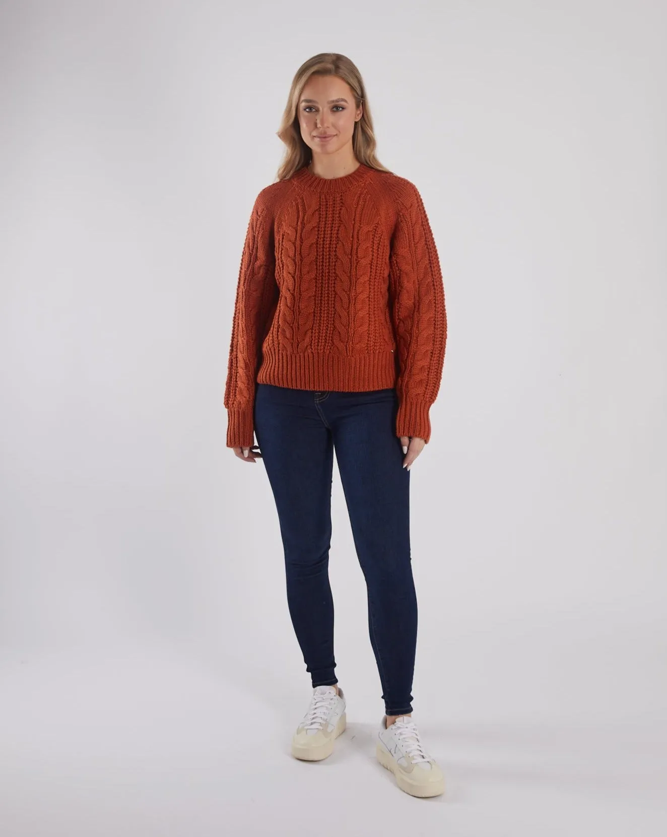 Tansy Knit Cinnamon Orange