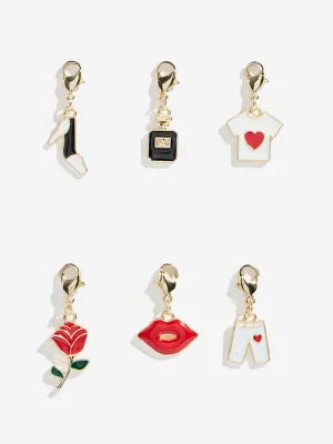 Westside Accessories Multicolour Dressy Charms Set - Pack of Six