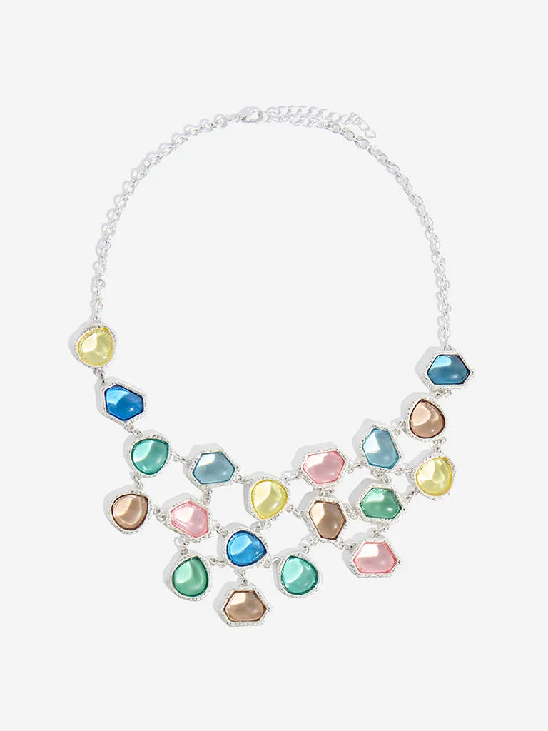 Westside Accessories Multicolour Gemstone Collar Necklace