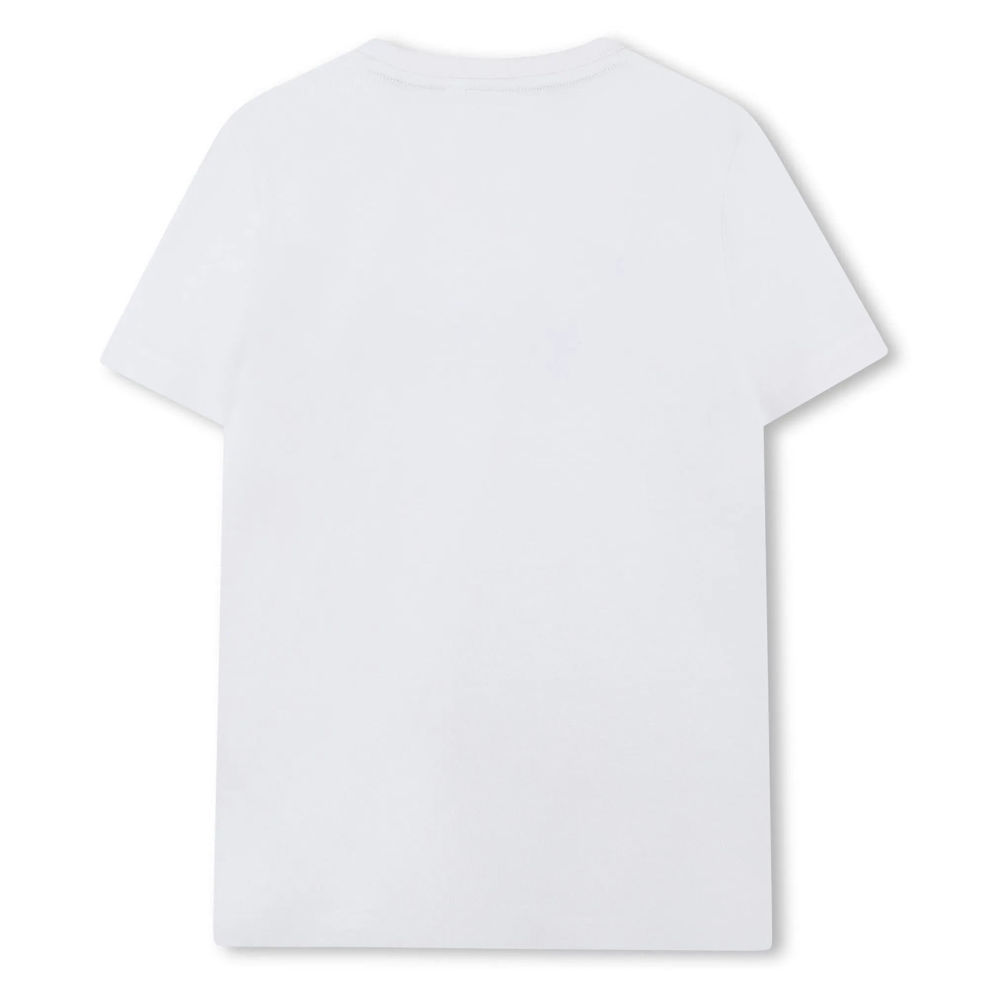 White Duo Toned Outline T-Shirt