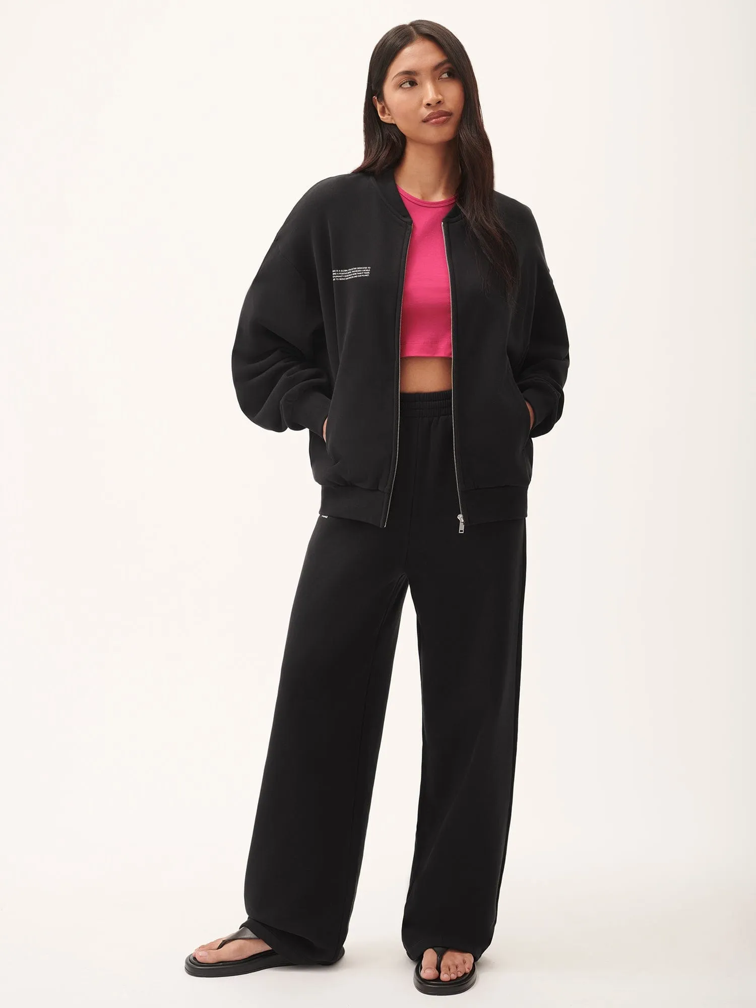Womens 365 Midweight Bomber Jacket—Black