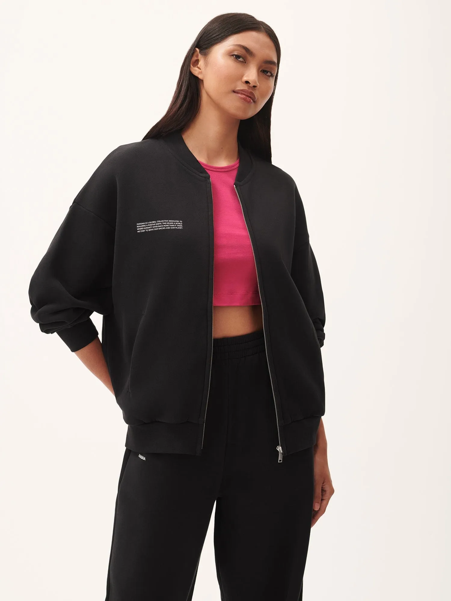 Womens 365 Midweight Bomber Jacket—Black