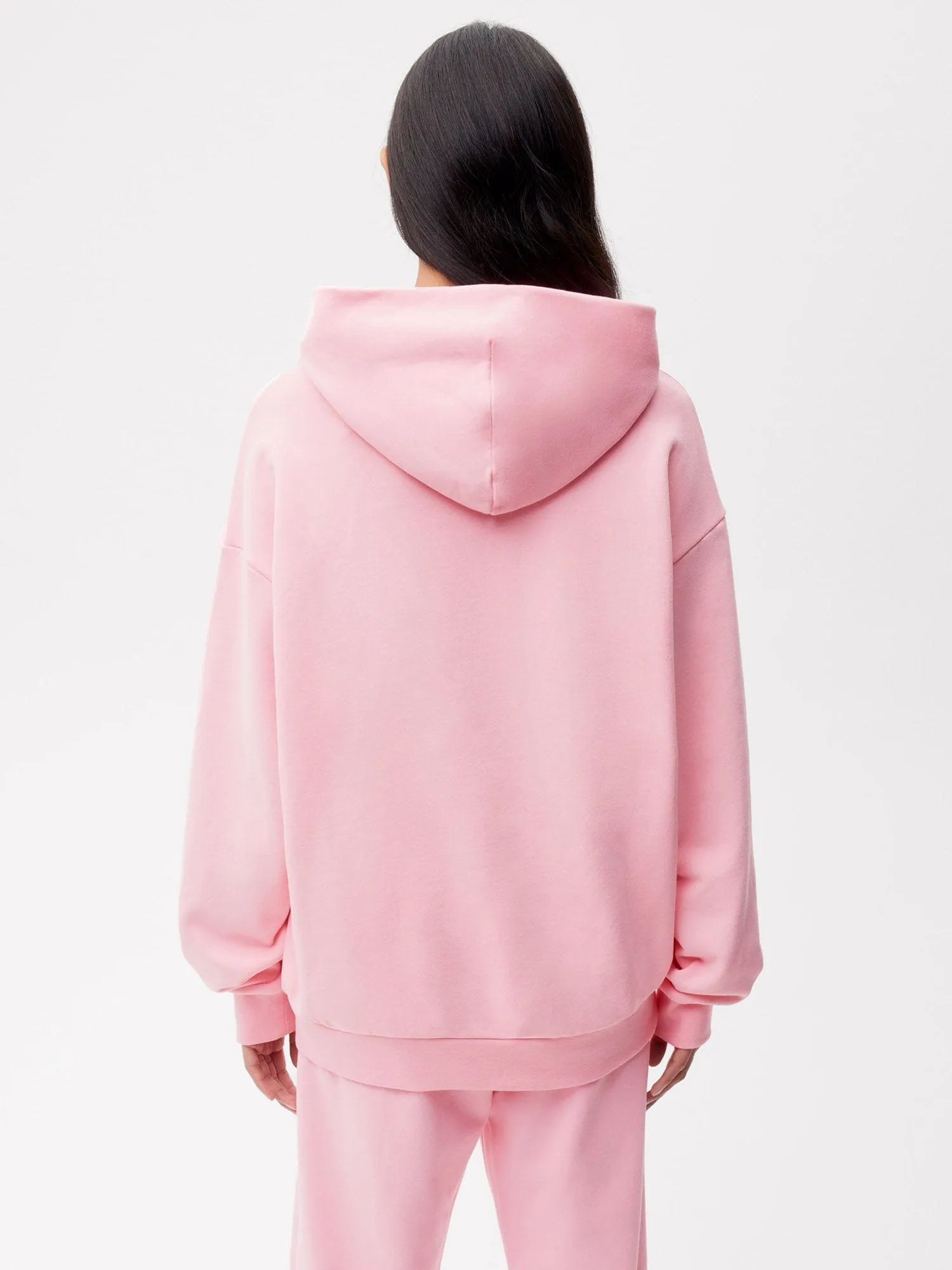Womens 365 Midweight Hoodie—sakura pink