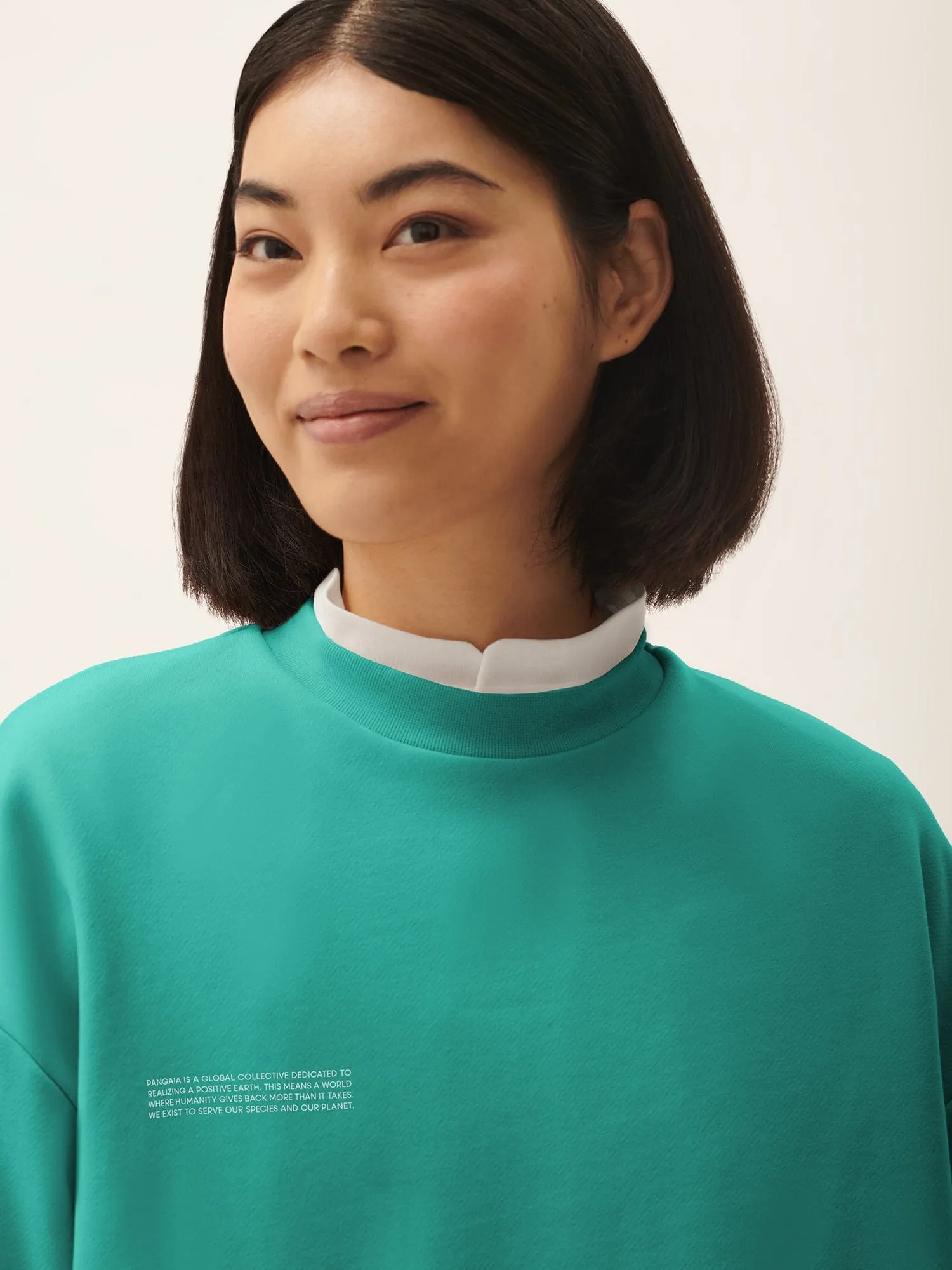Womens 365 Midweight Sweatshirt—Malachite Green